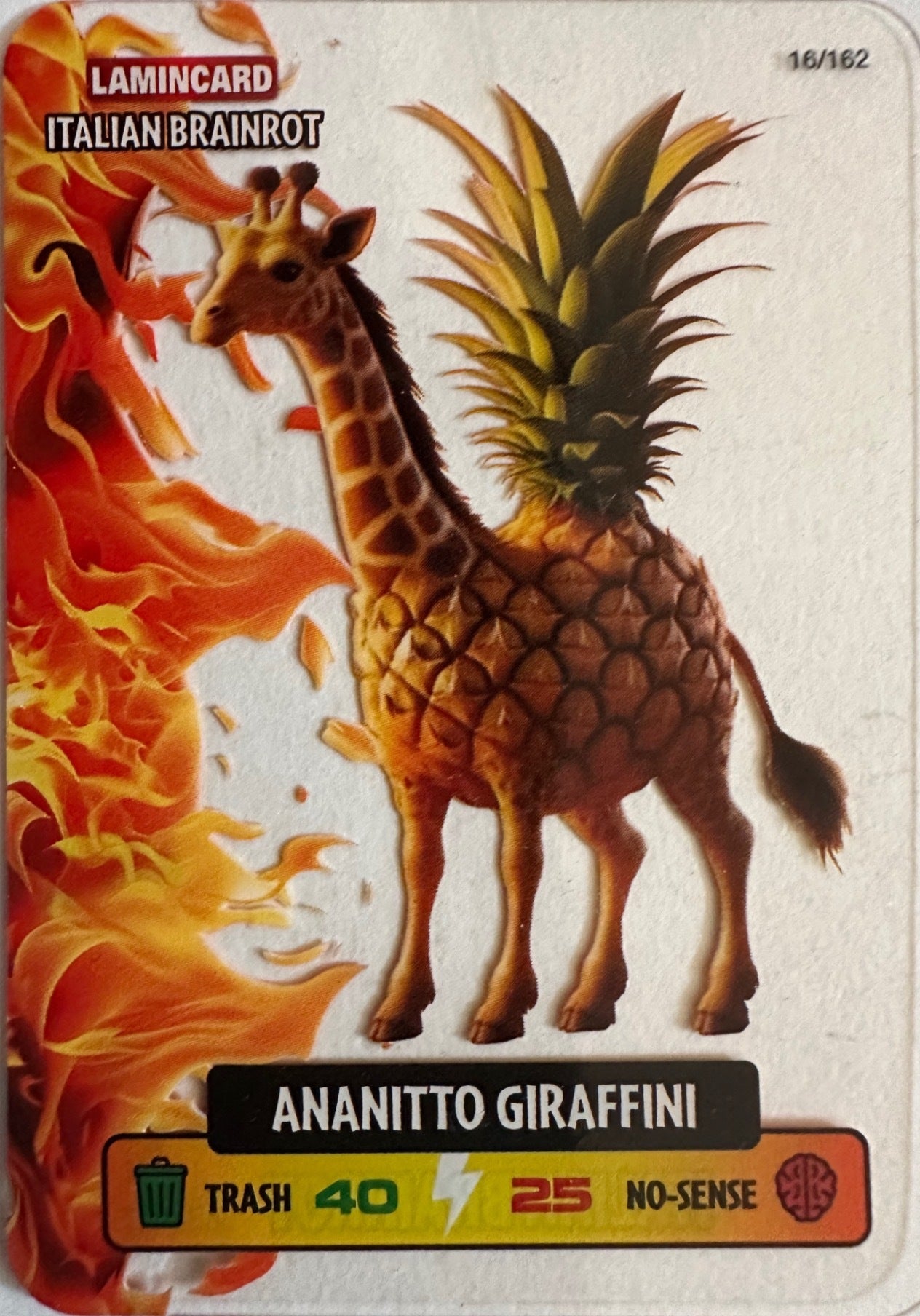 Lamincard Italian Brainrot Diramix mancolista - Scegli Card da 1 a 100