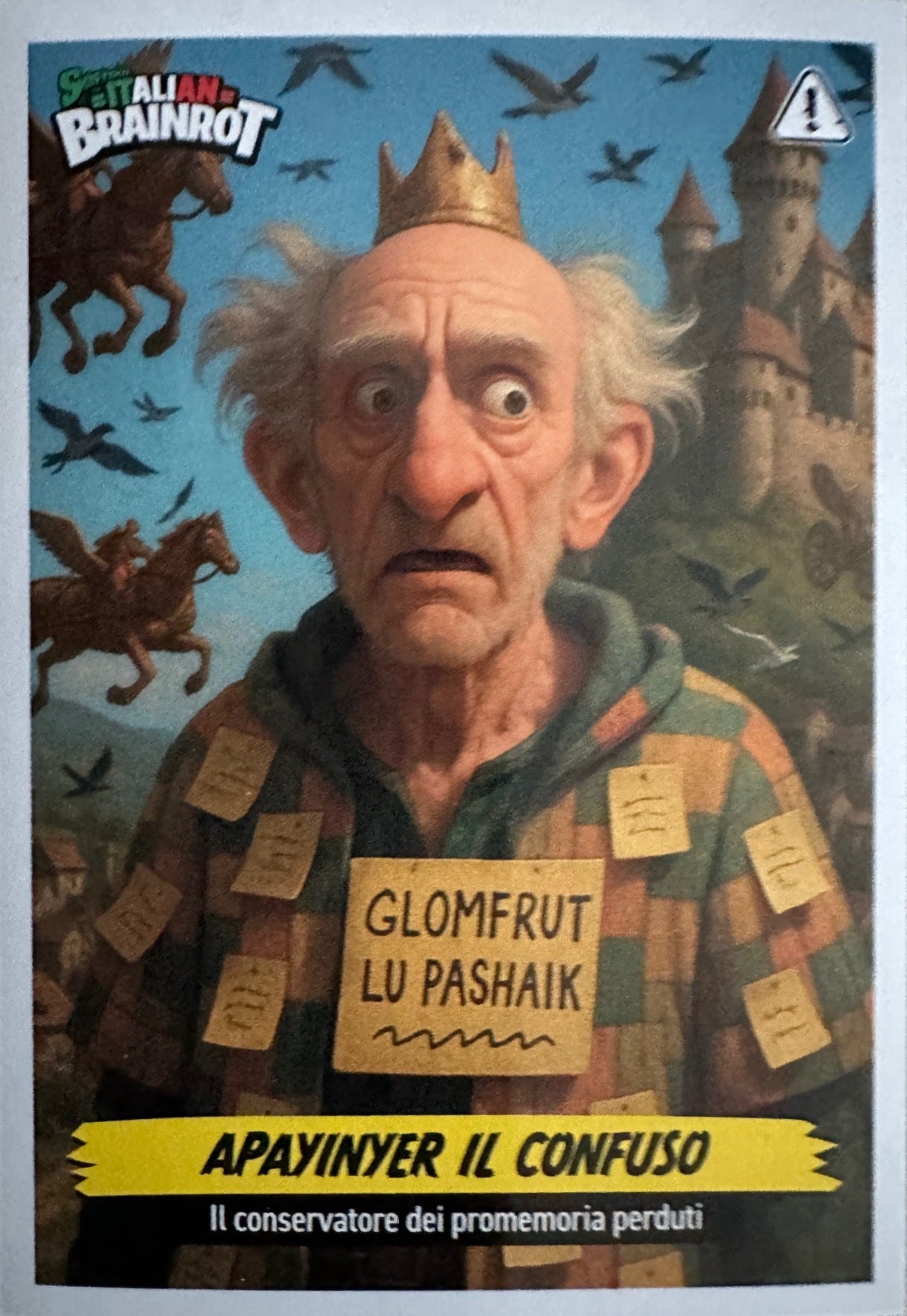 Skifidol Italian Brainrot Panini mancolista - Scegli Figurina da 1 a 100