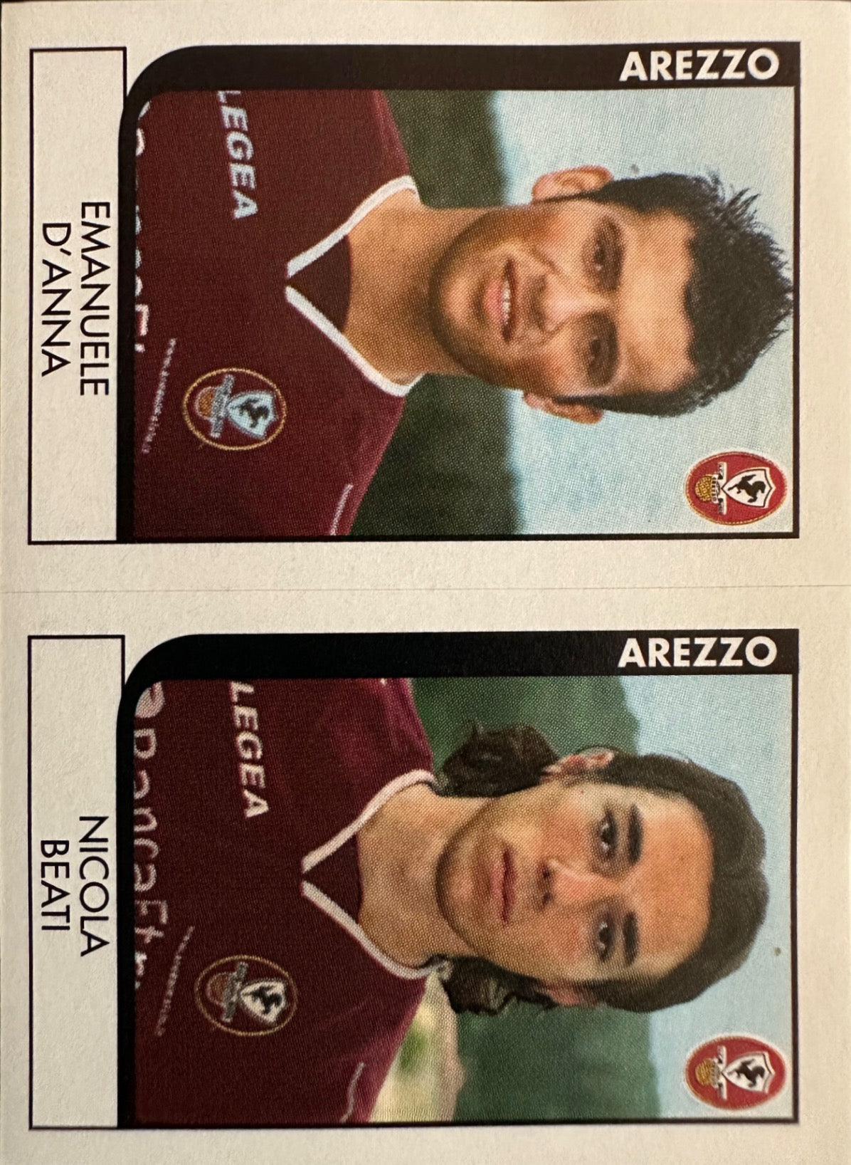 Calciatori Panini 2005/06 mancolista Scegli figurina da 401 a 500