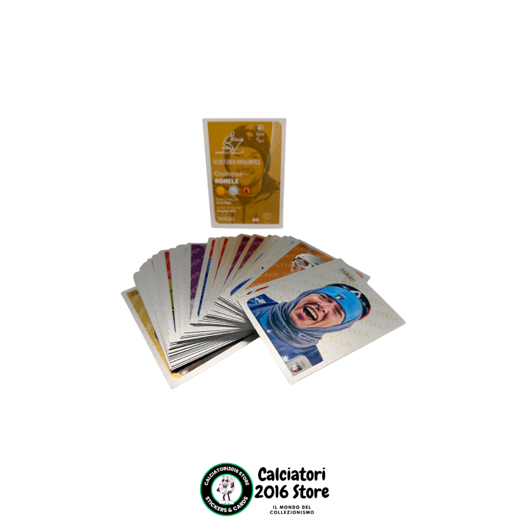 Italia in Pista Panini 2026 - set completo 40 card