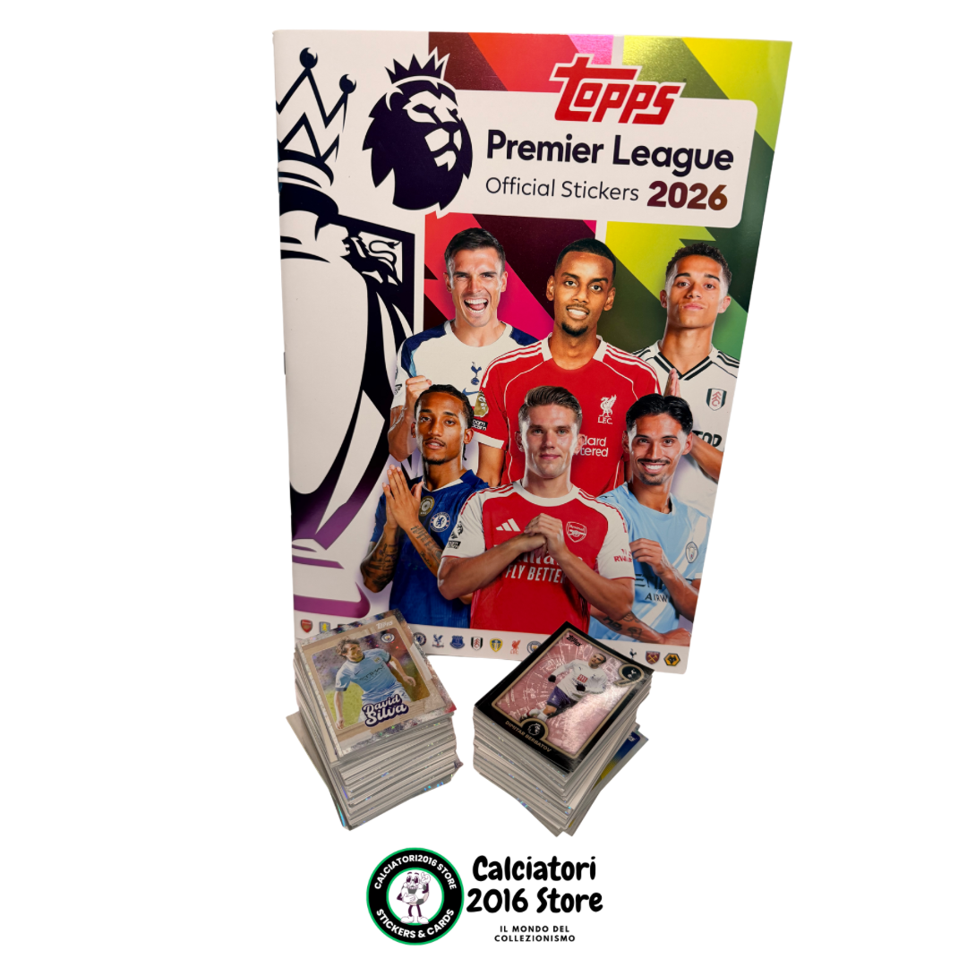 Premier League 2026 Topps - Album + set completo 561 figurine