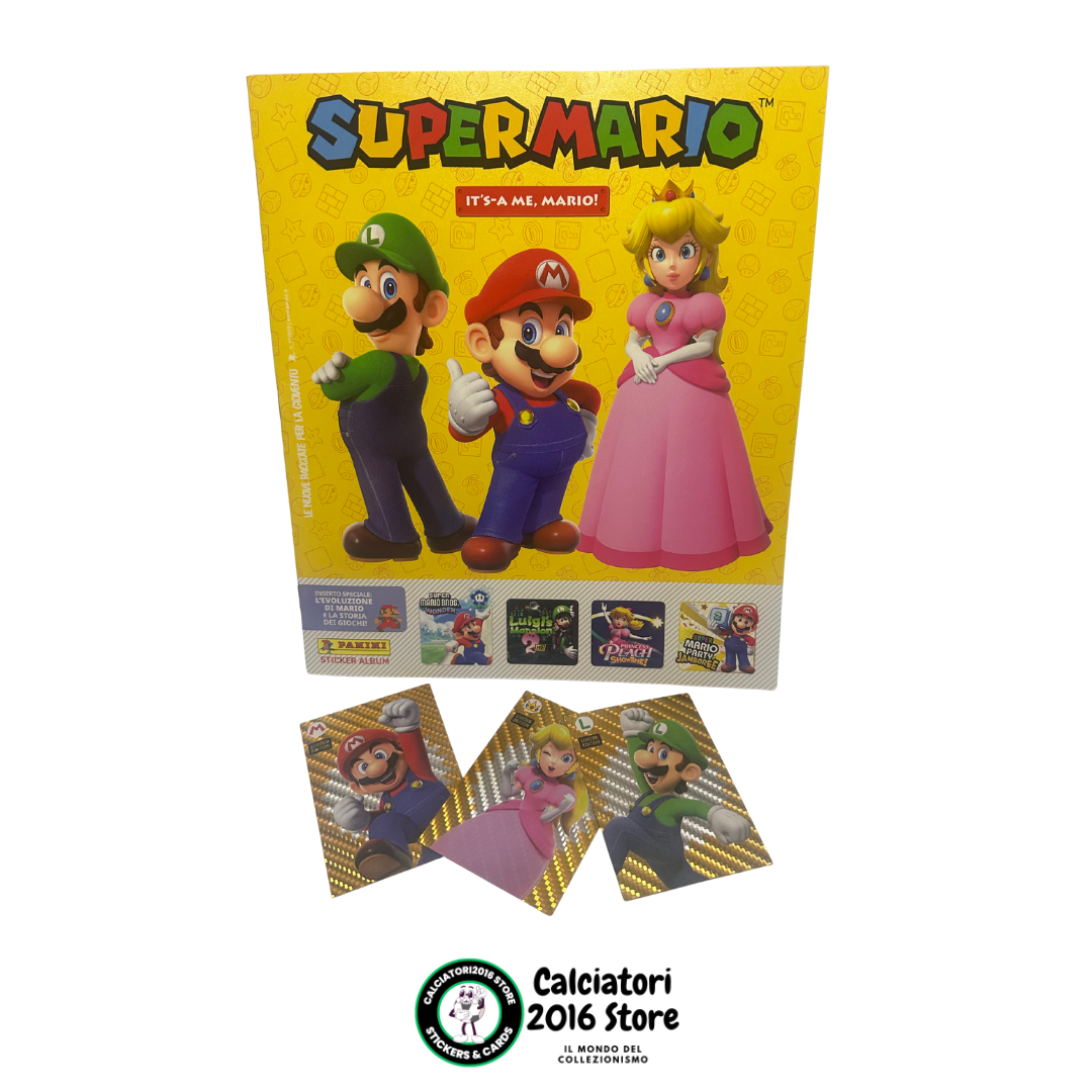 Super Mario Panini 2025 - Album vuoto + 3 Limited