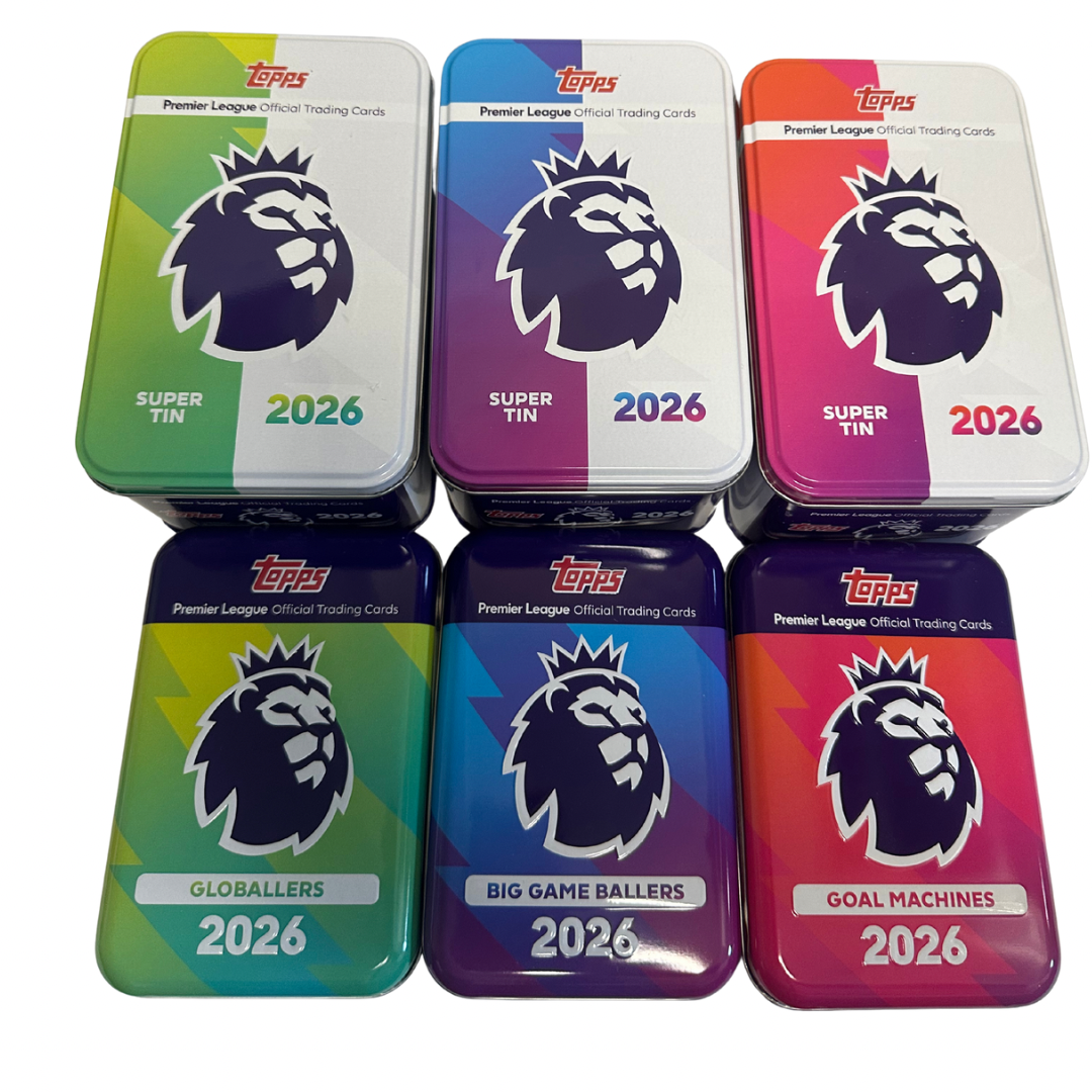 Topps Premier League 2026 Trading Card set 18 card Limited Hall of Hame Big Game Baller Goal Machine