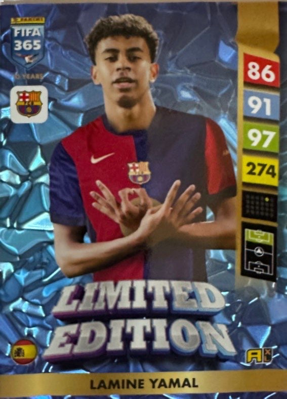 Adrenalyn XL Fifa 365 2025 - Lamine Yamal Limited Edition