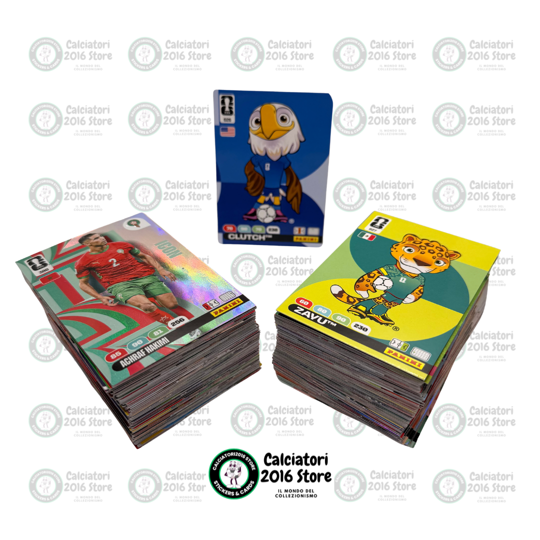 Adrenalyn XL World Cup 2026 - Lotto 200 card diverse