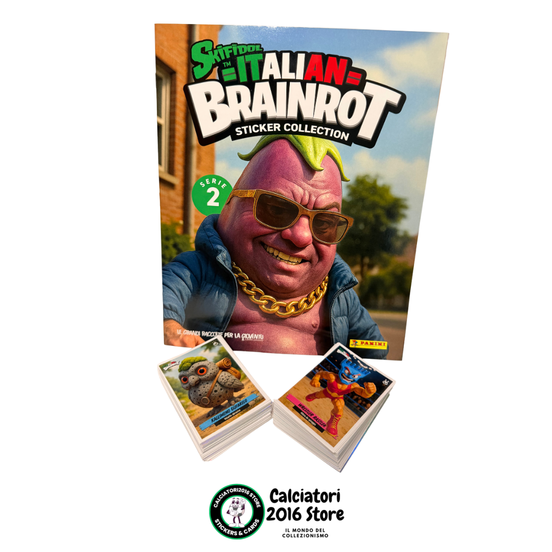 Italian Brainrot Serie 2 Panini - Album + set 256 figurine