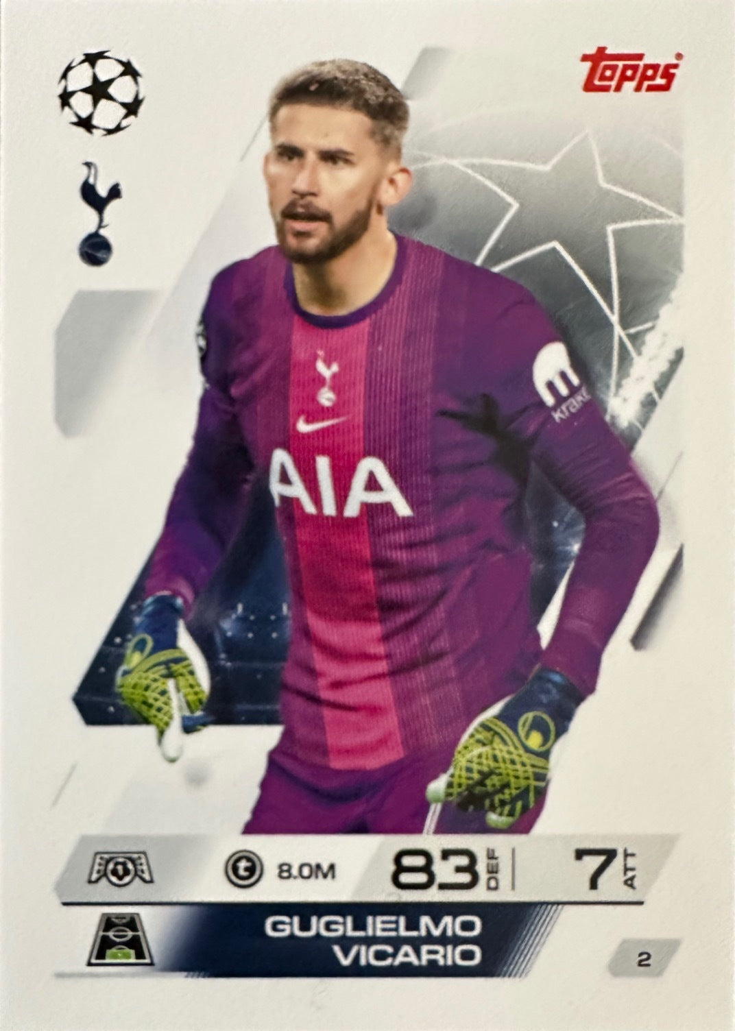 Topps Match Attax 2025/26 UCL Champions League - Scegli Card 1-250 Base