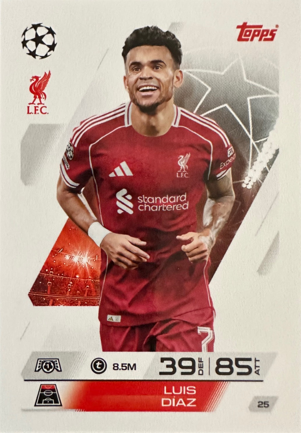 Topps Match Attax 2025/26 UCL Champions League - Scegli Card 1-250 Base
