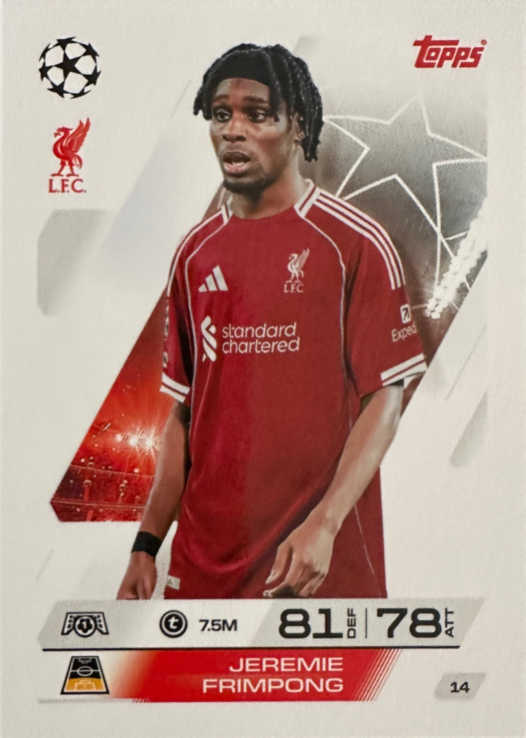 Topps Match Attax 2025/26 UCL Champions League - Scegli Card 1-250 Base