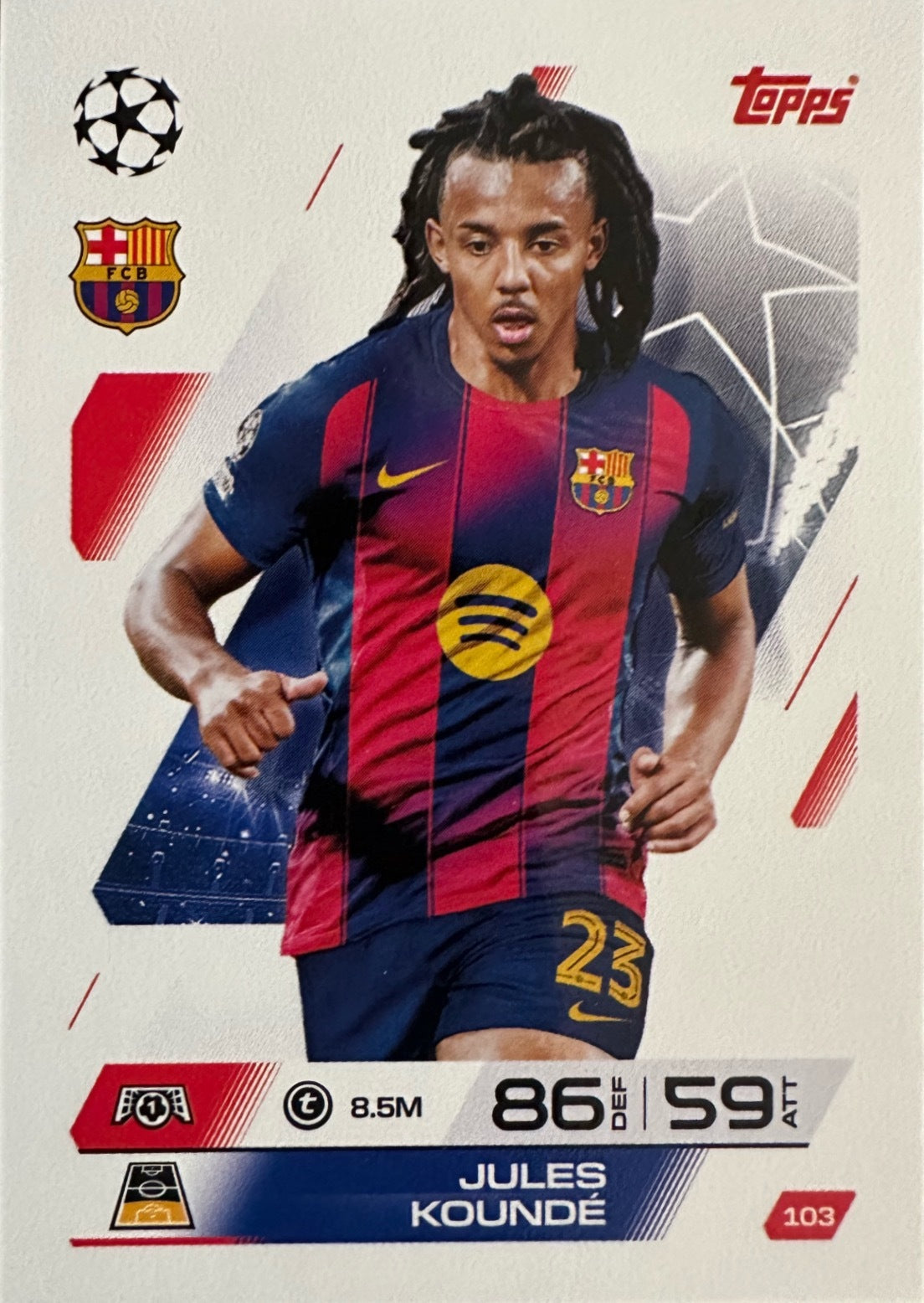 Topps Match Attax 2025/26 UCL Champions League - Scegli Card 1-250 Base