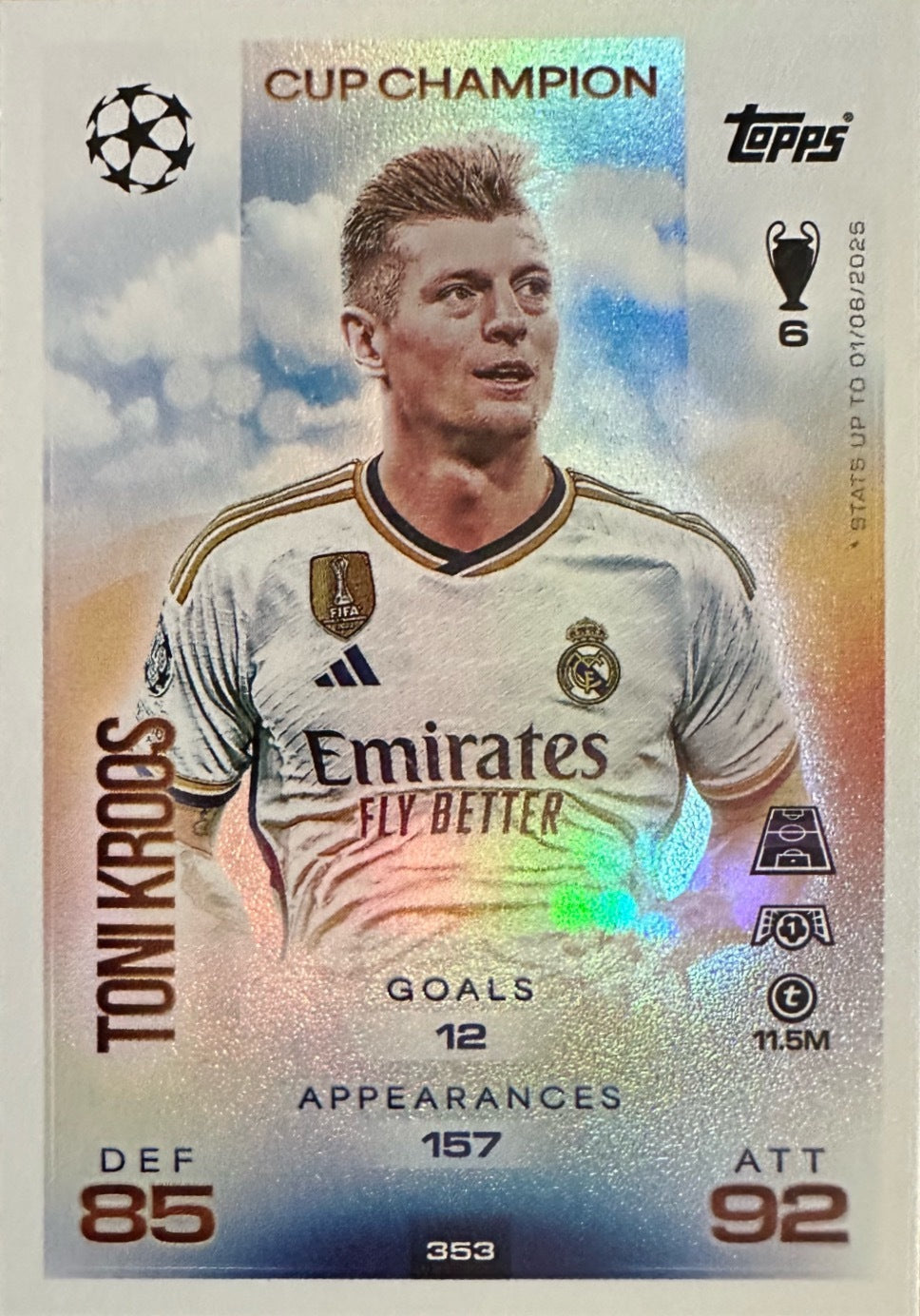Topps Match Attax 2025/26 UCL Champions League - Scegli Card 251-459 Speciali.