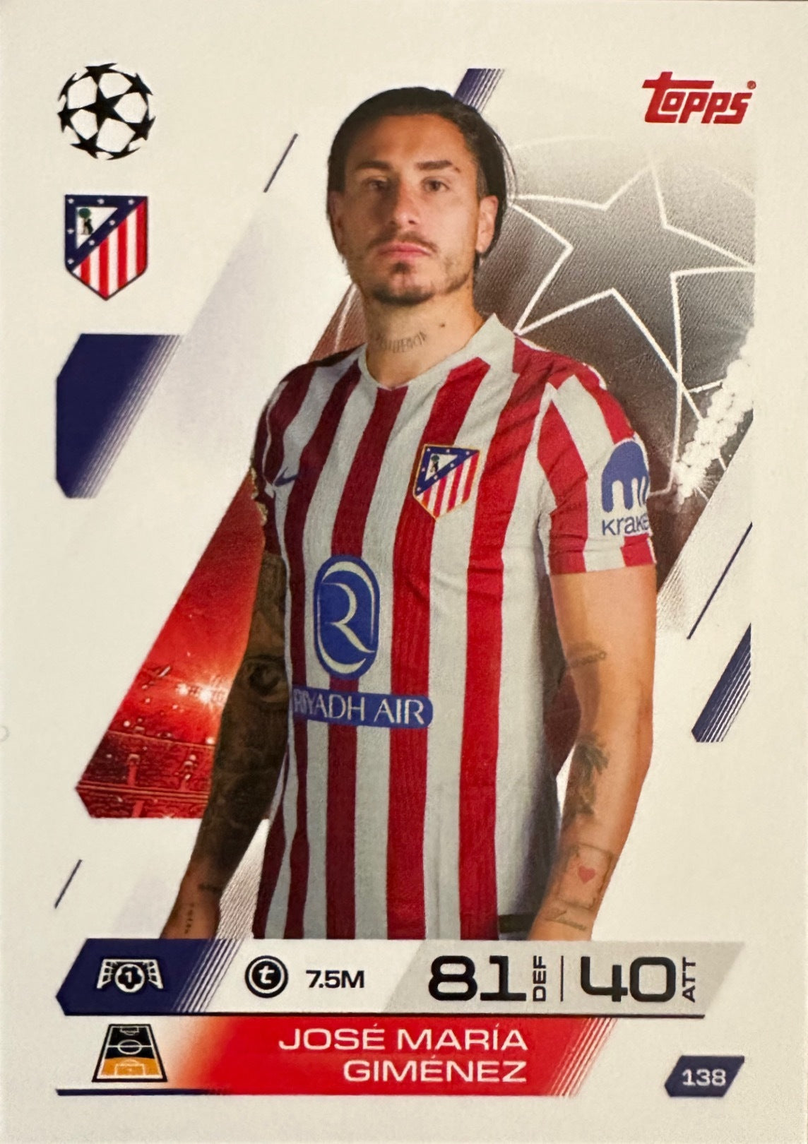 Topps Match Attax 2025/26 UCL Champions League - Scegli Card 1-250 Base