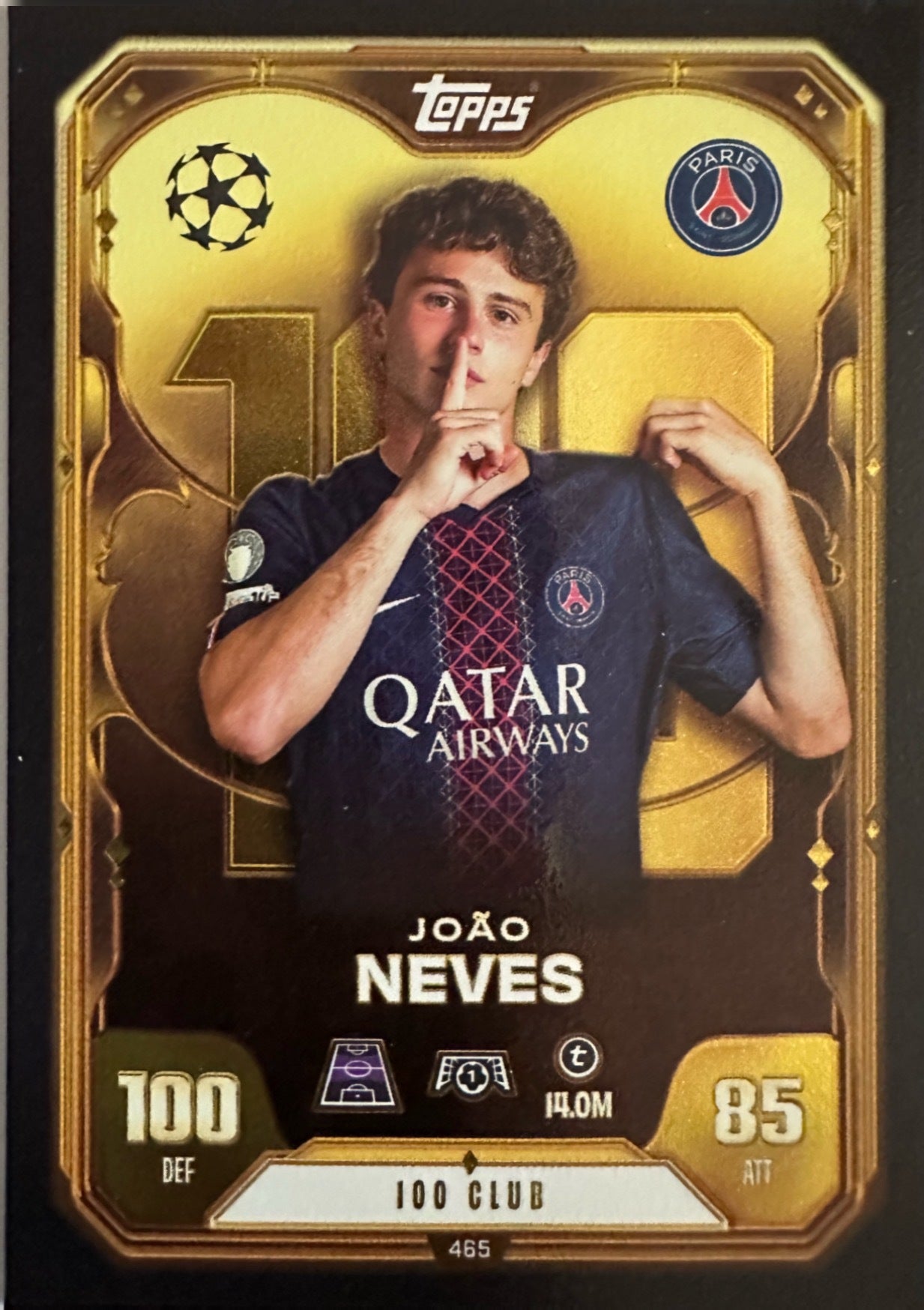 Topps Match Attax 2025/26 UCL Champions League - Scegli Chrome Black Limited