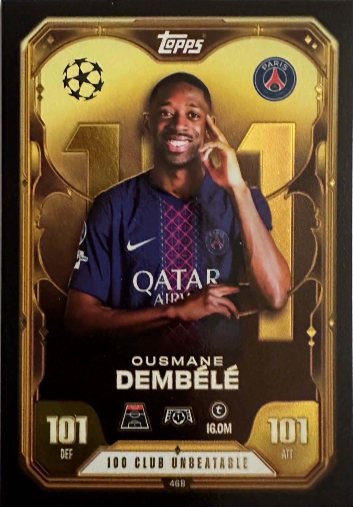 Topps Match Attax 2025/26 UCL Champions League - Scegli Chrome Black Limited