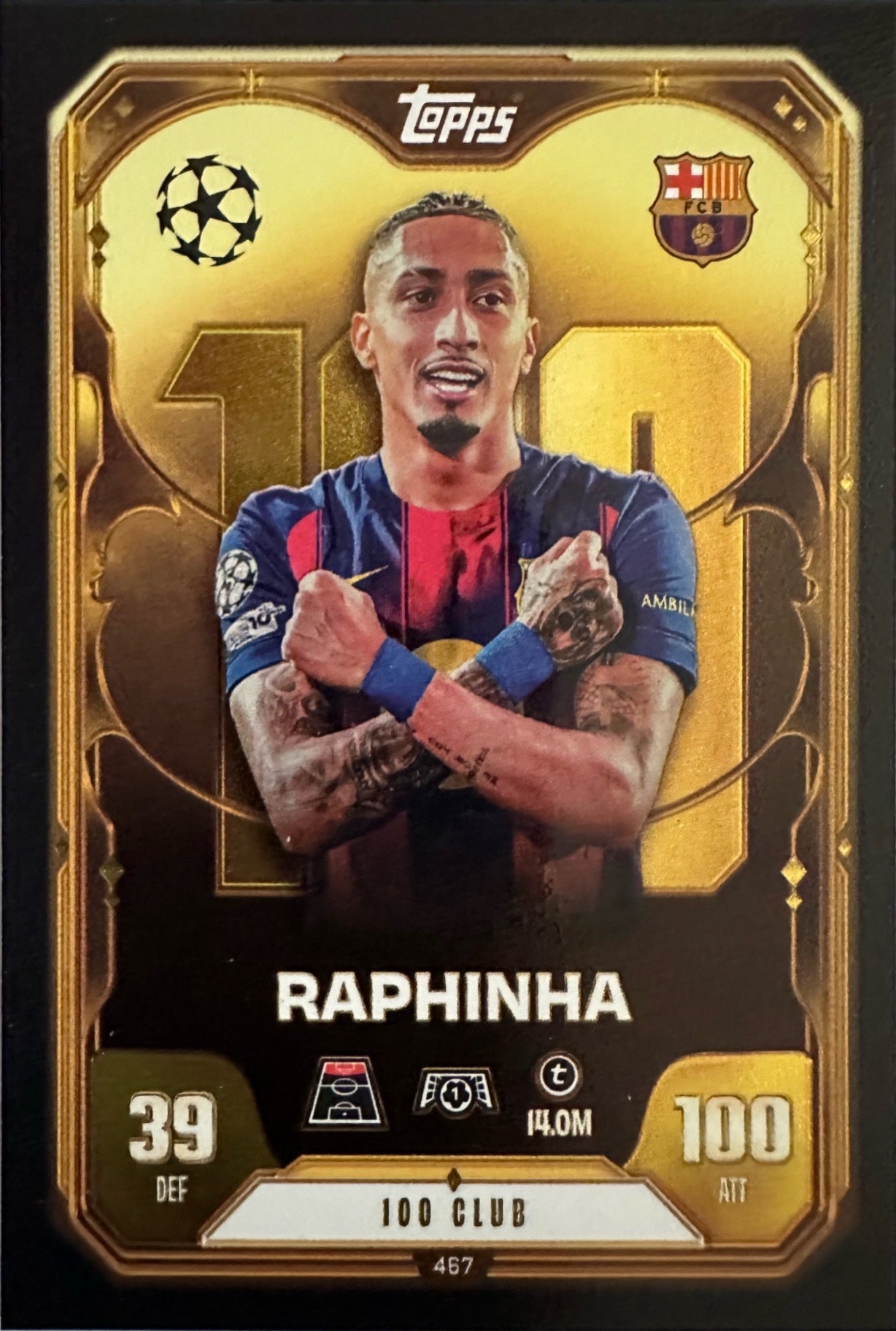 Topps Match Attax 2025/26 UCL Champions League - Scegli Chrome Black Limited
