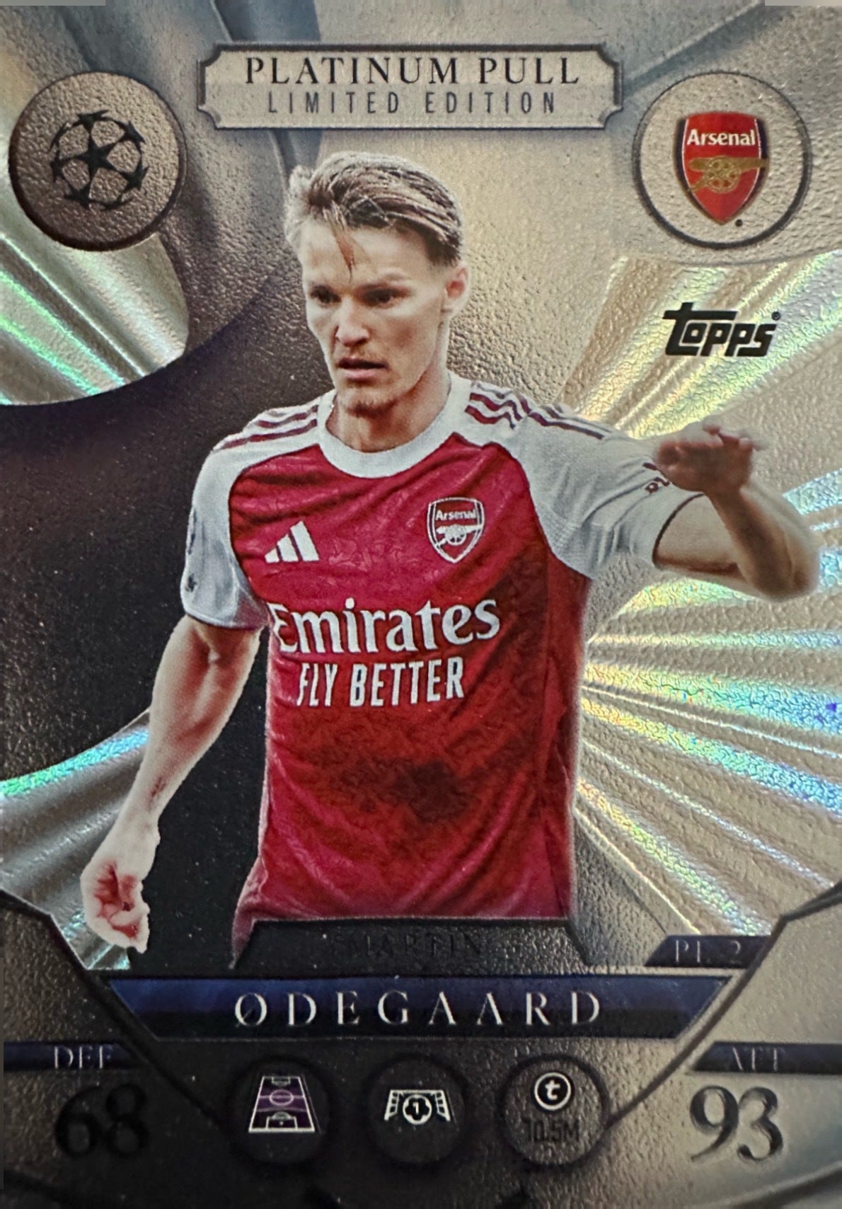Topps Match Attax 2025/26 UCL Champions League - Scegli Chrome Black Limited
