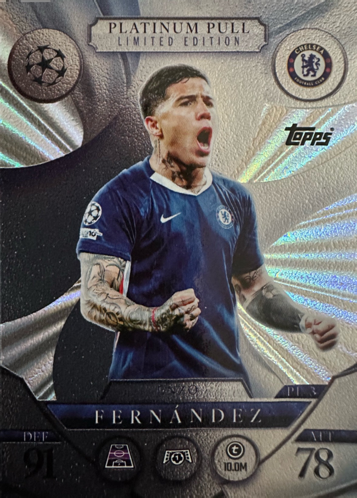 Topps Match Attax 2025/26 UCL Champions League - Scegli Chrome Black Limited