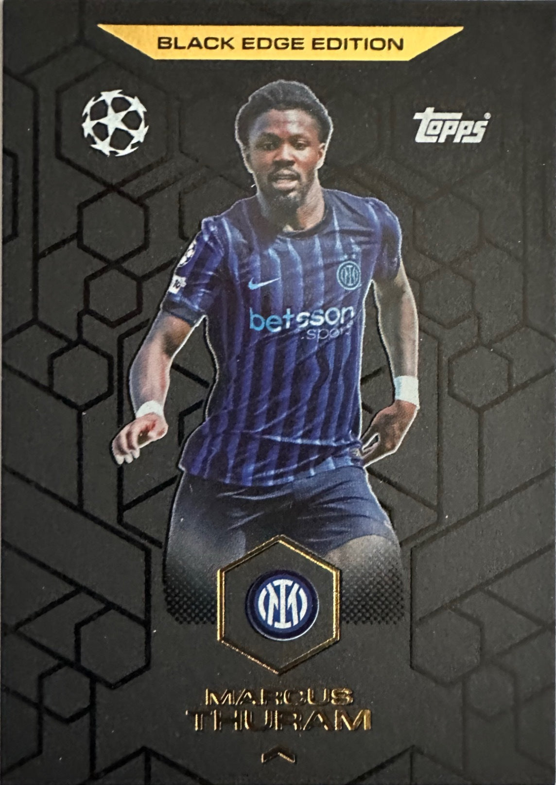 Topps Match Attax 2025/26 UCL Champions League - Scegli Chrome Black Limited