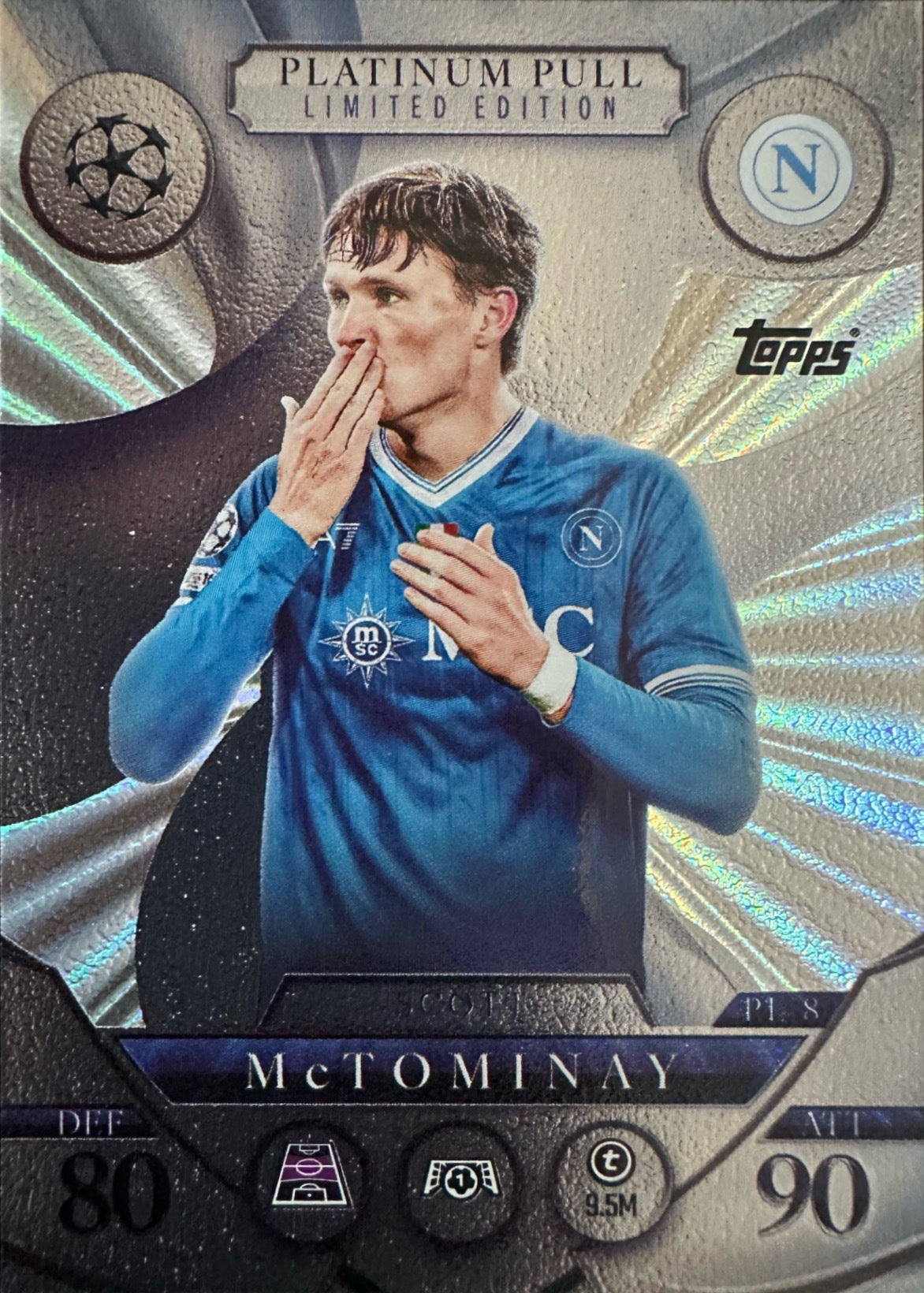 Topps Match Attax 2025/26 UCL Champions League - Scegli Chrome Black Limited
