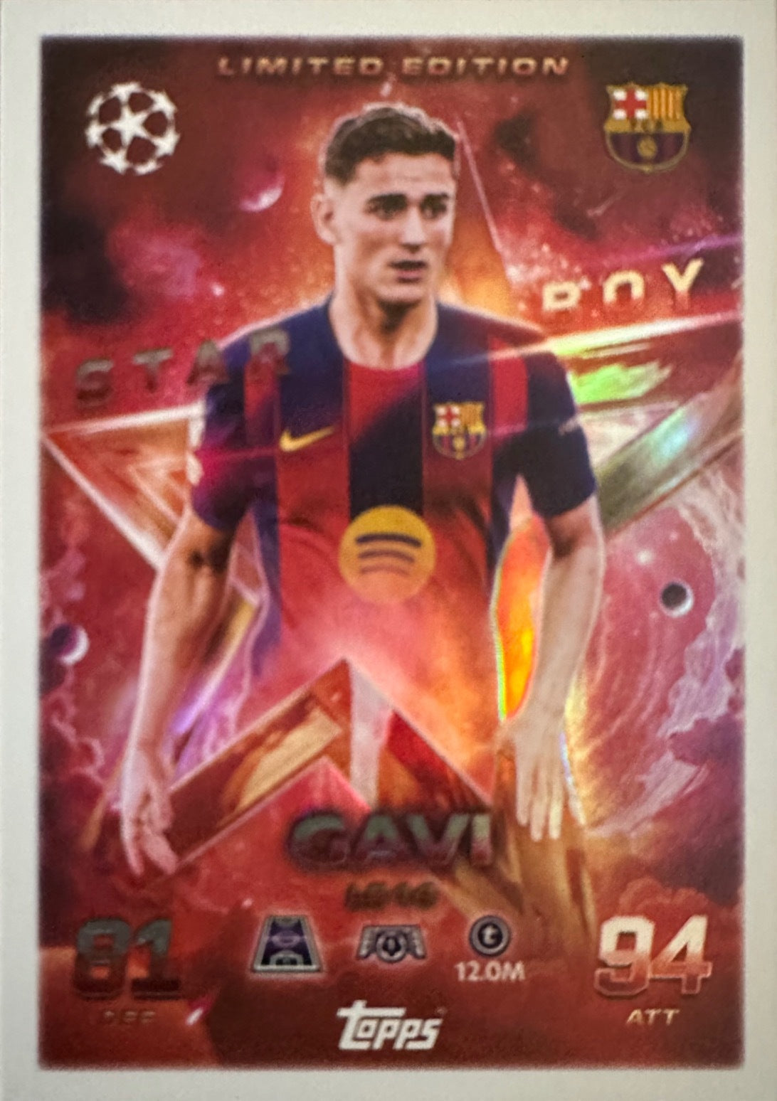 Topps Match Attax 2025/26 UCL Champions League - Scegli Chrome Black Limited