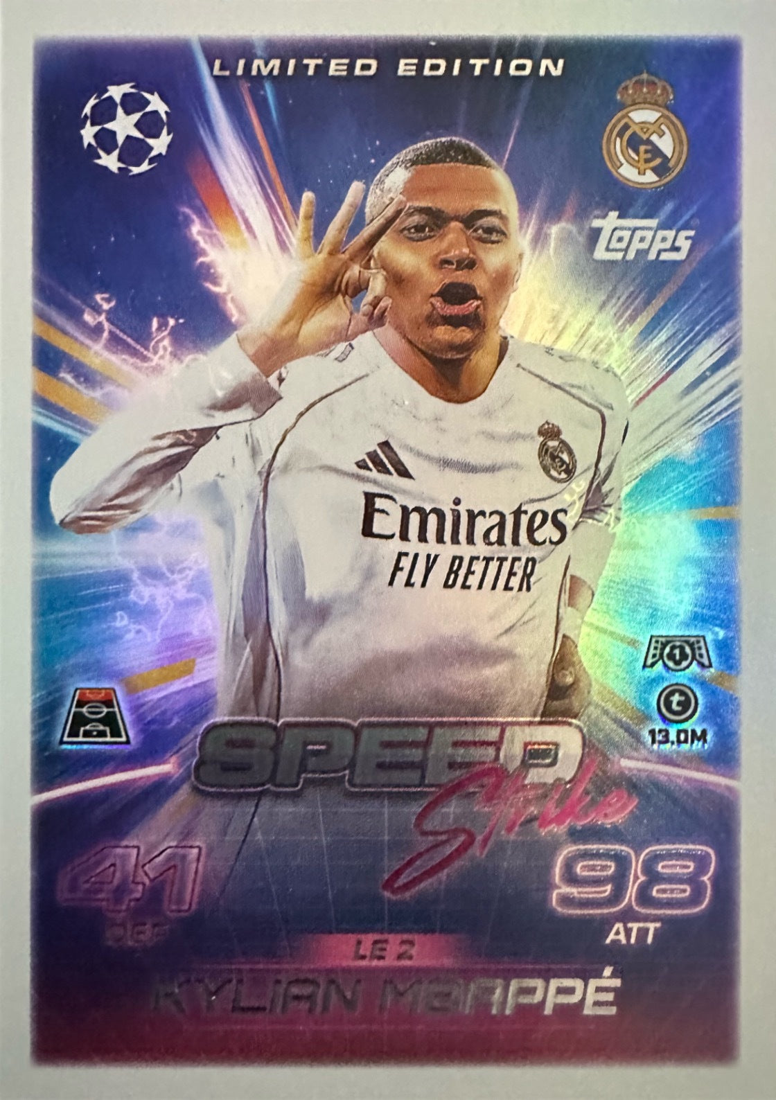 Topps Match Attax 2025/26 UCL Champions League - Scegli Chrome Black Limited