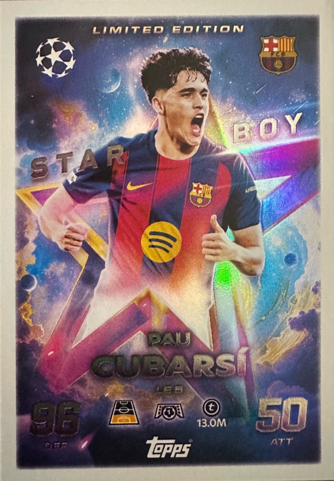 Topps Match Attax 2025/26 UCL Champions League - Scegli Chrome Black Limited