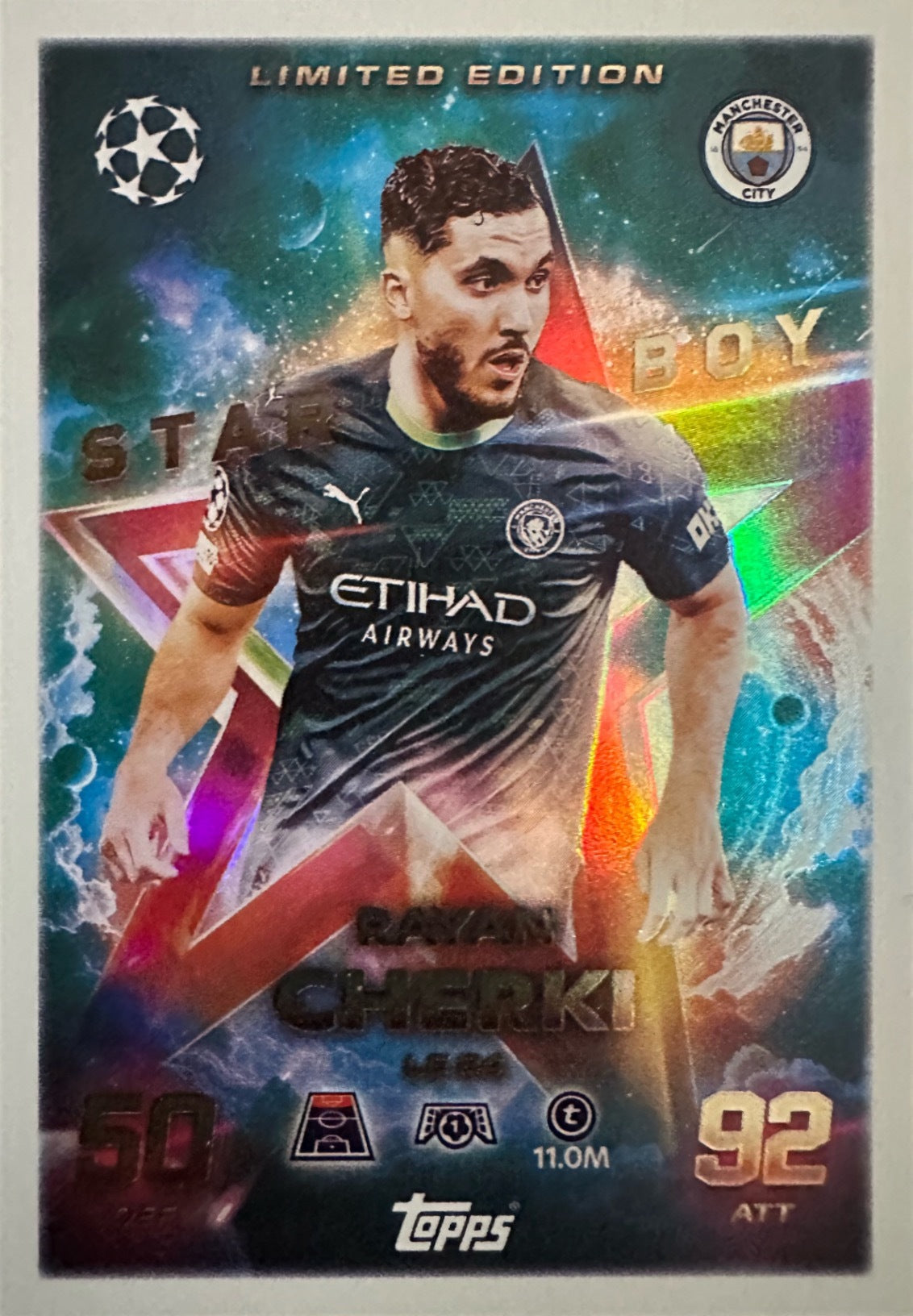 Topps Match Attax 2025/26 UCL Champions League - Scegli Chrome Black Limited