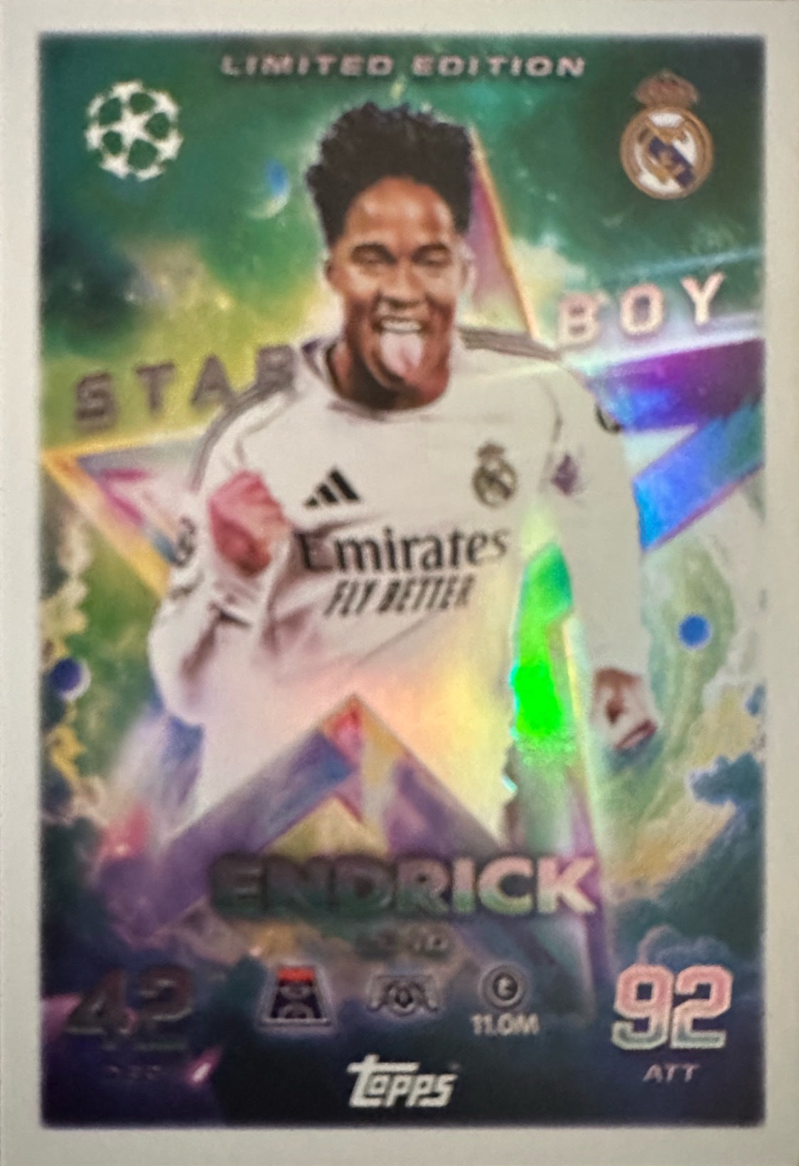 Topps Match Attax 2025/26 UCL Champions League - Scegli Chrome Black Limited