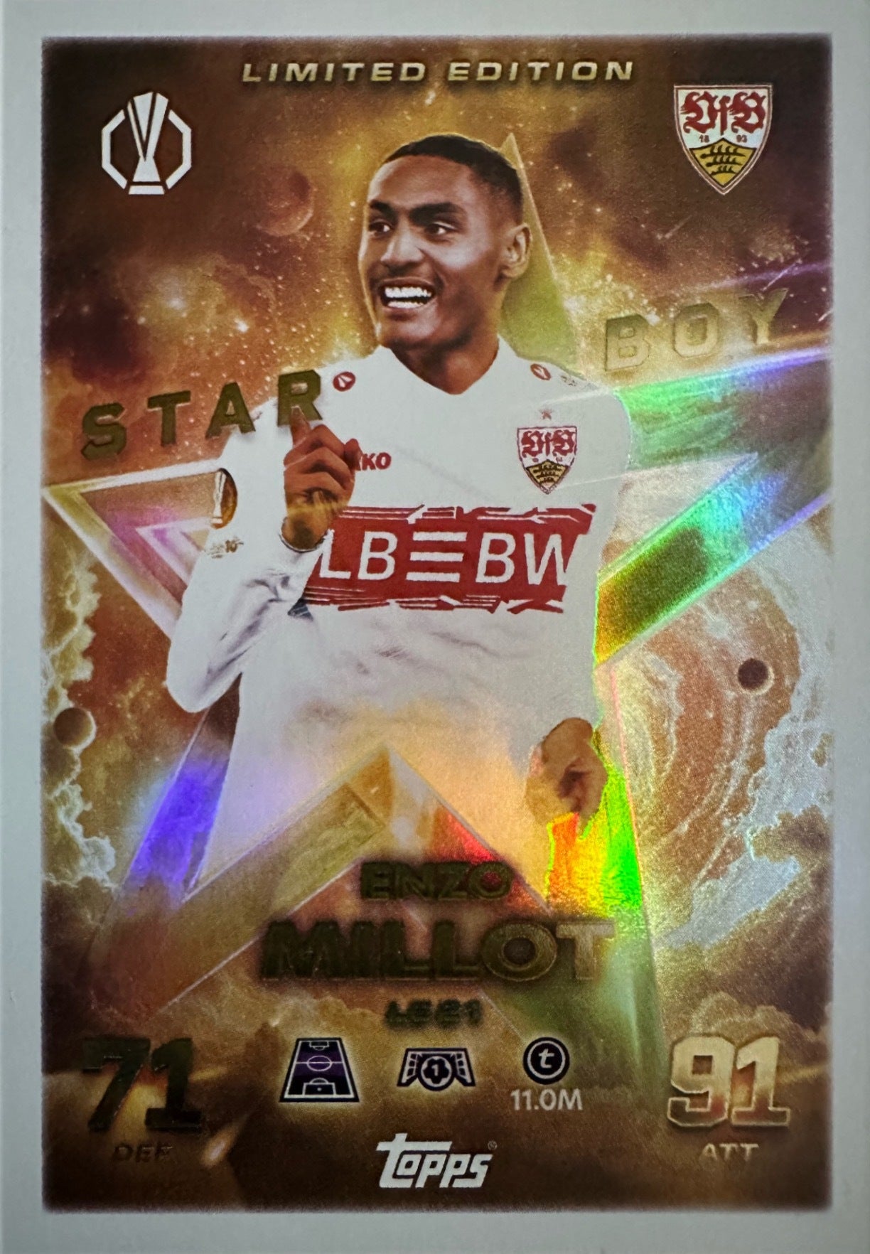 Topps Match Attax 2025/26 UCL Champions League - Scegli Chrome Black Limited
