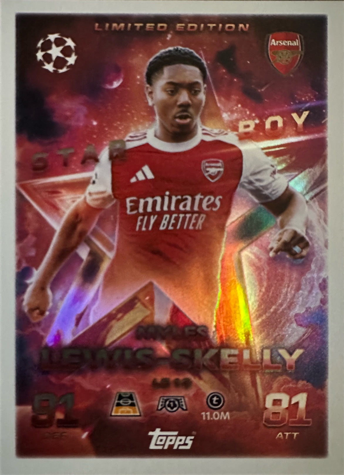 Topps Match Attax 2025/26 UCL Champions League - Scegli Chrome Black Limited