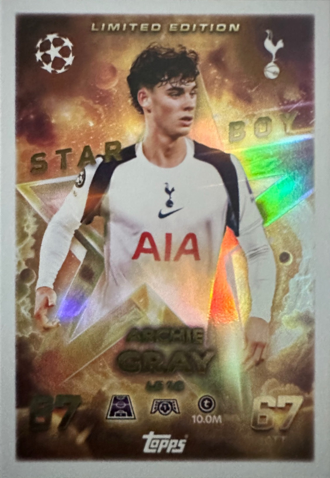 Topps Match Attax 2025/26 UCL Champions League - Scegli Chrome Black Limited