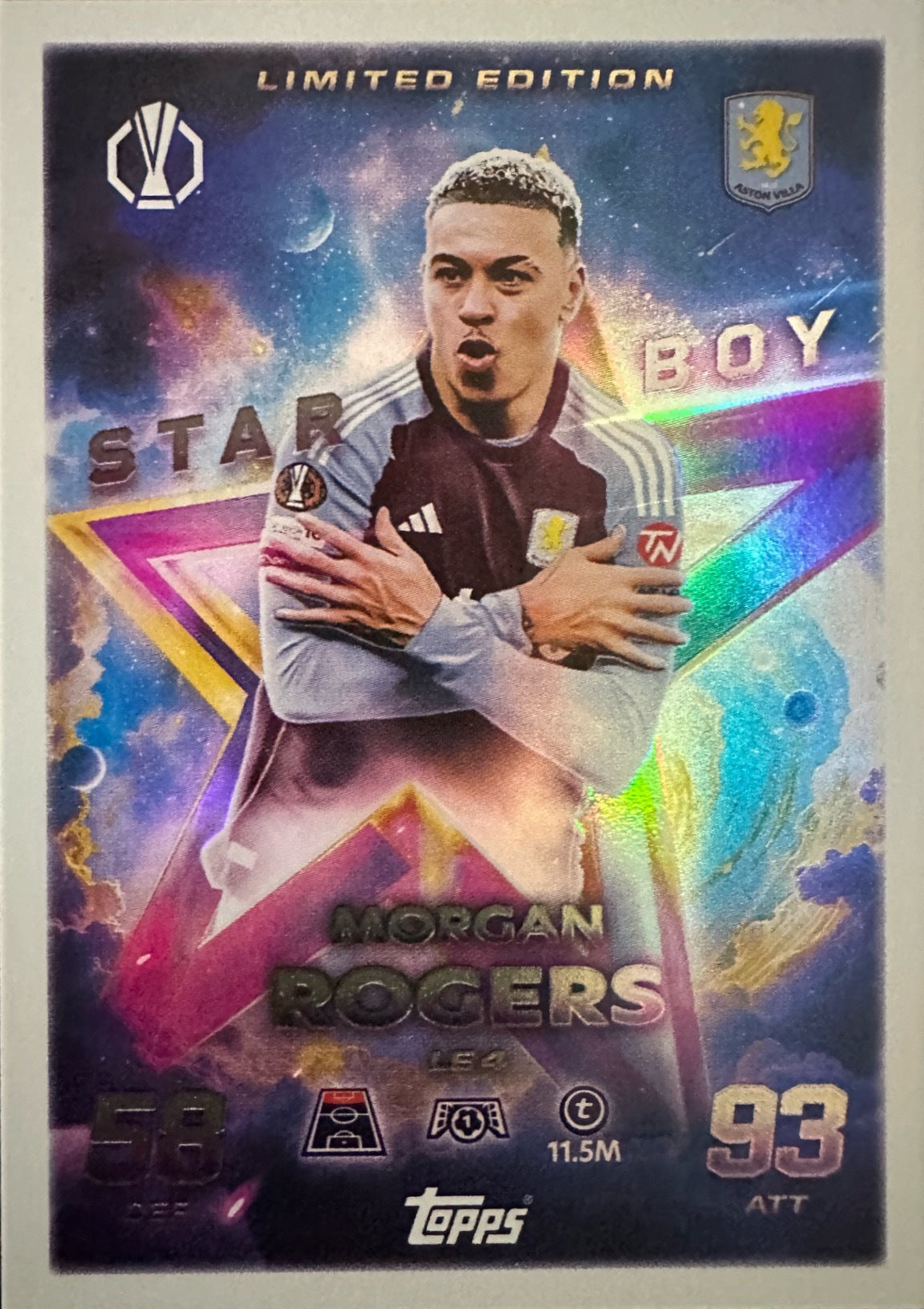 Topps Match Attax 2025/26 UCL Champions League - Scegli Chrome Black Limited