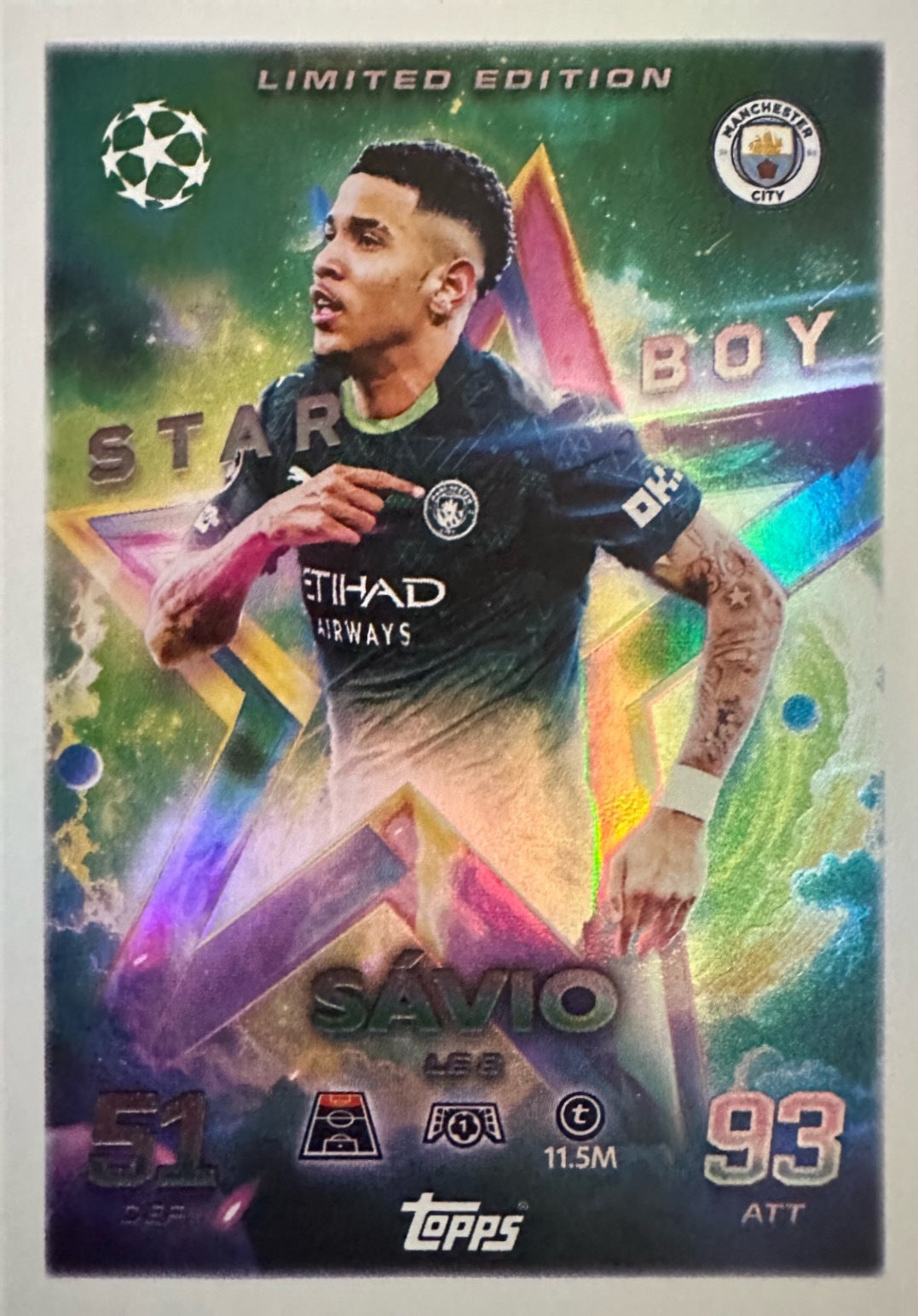 Topps Match Attax 2025/26 UCL Champions League - Scegli Chrome Black Limited
