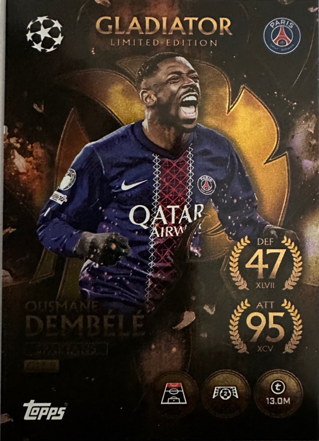 Topps Match Attax 2025/26 UCL Champions League - Scegli Chrome Black Limited