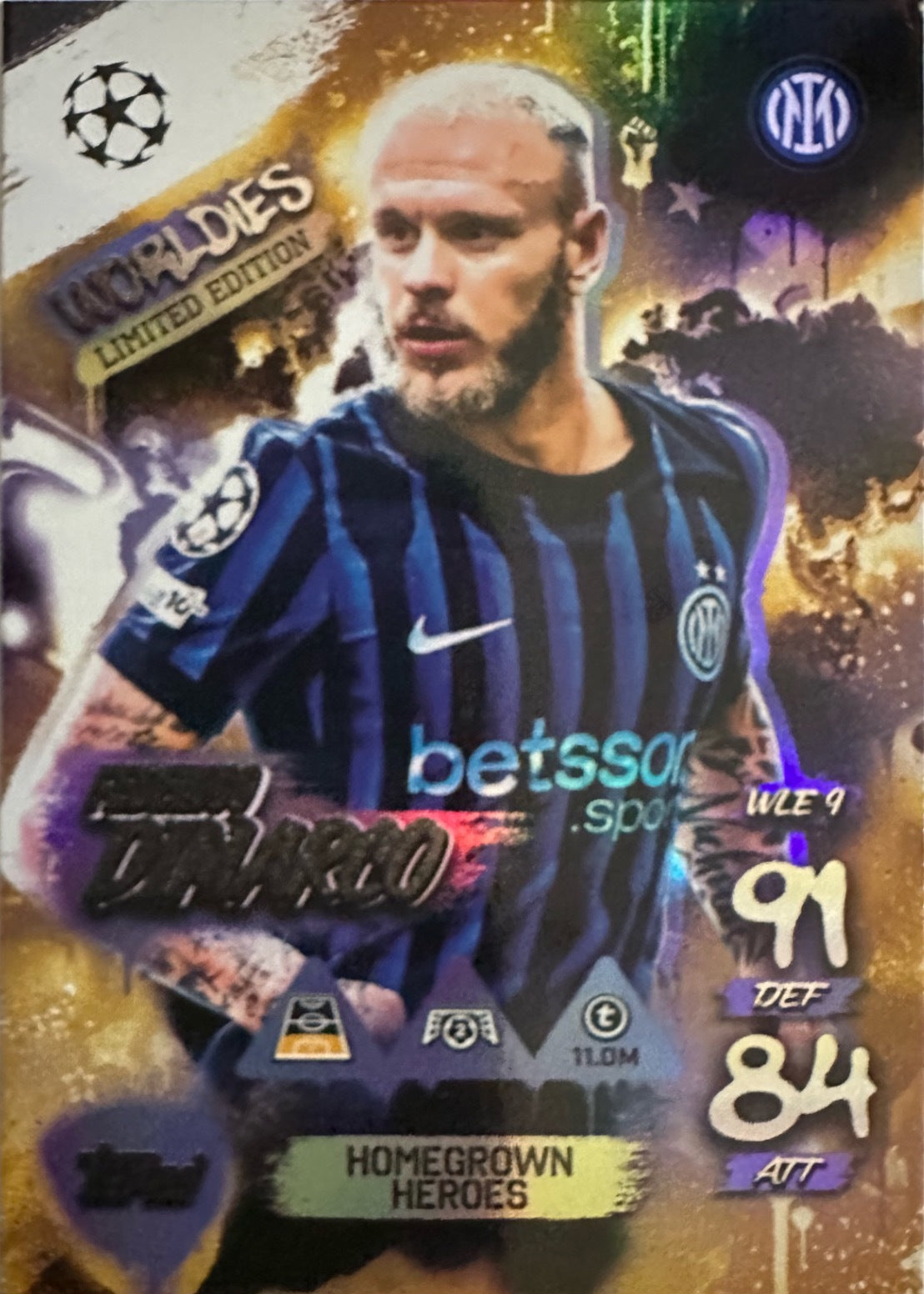 Topps Match Attax 2025/26 UCL Champions League - Scegli Chrome Black Limited