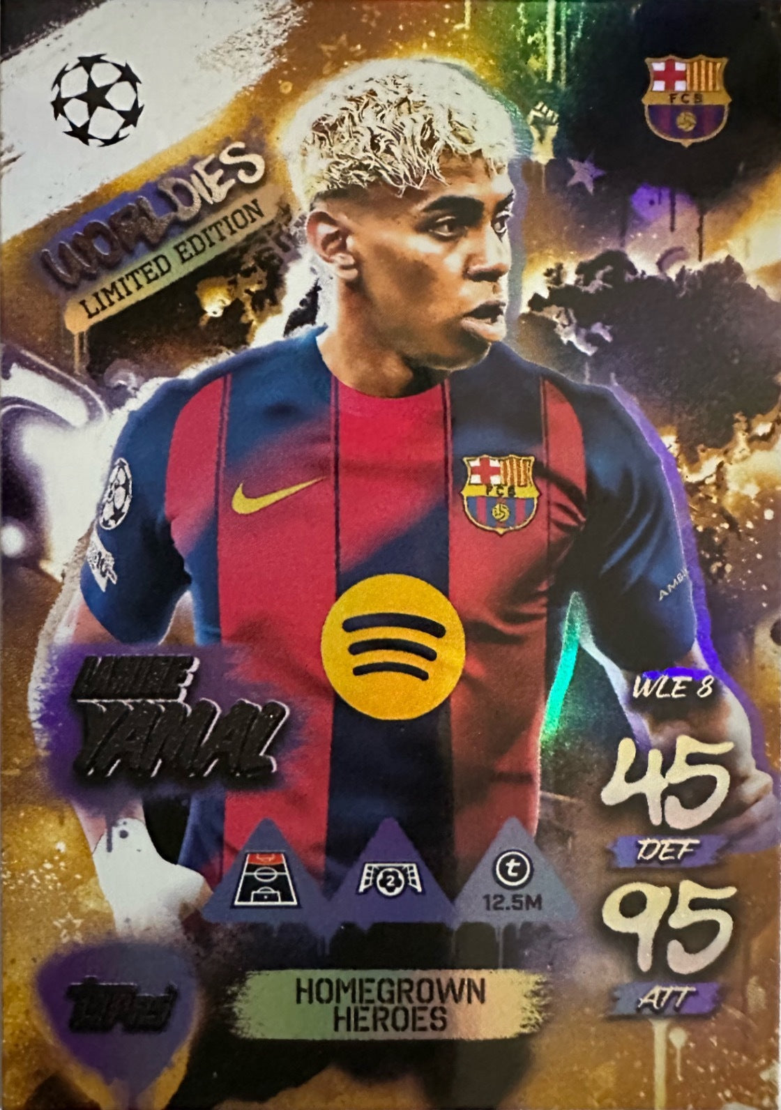 Topps Match Attax 2025/26 UCL Champions League - Scegli Chrome Black Limited