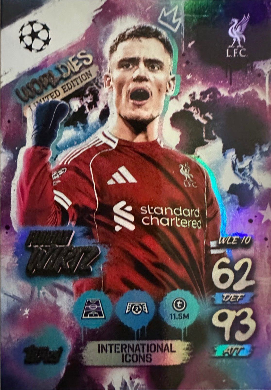 Topps Match Attax 2025/26 UCL Champions League - Scegli Chrome Black Limited