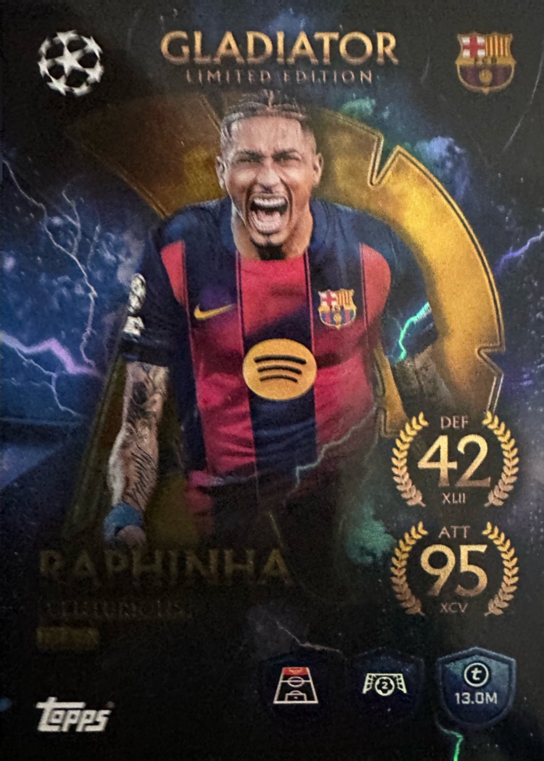 Topps Match Attax 2025/26 UCL Champions League - Scegli Chrome Black Limited