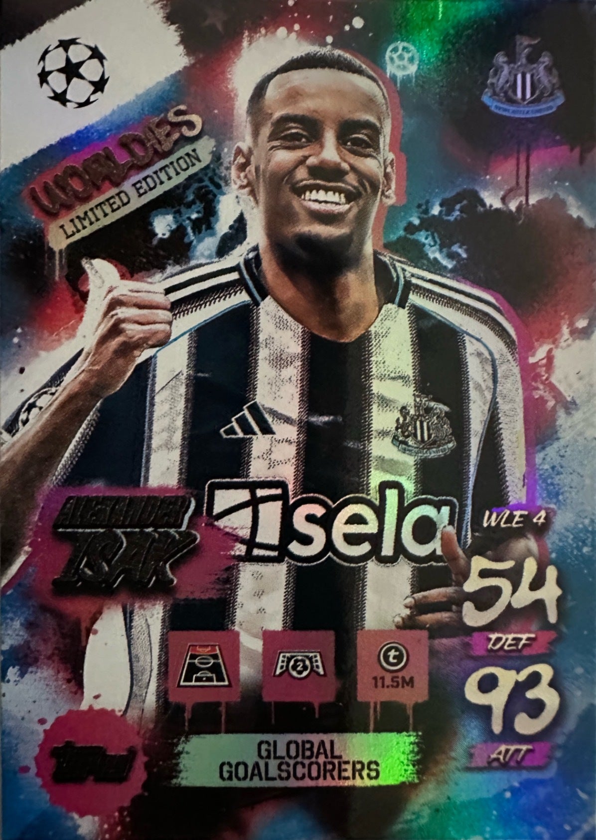 Topps Match Attax 2025/26 UCL Champions League - Scegli Chrome Black Limited
