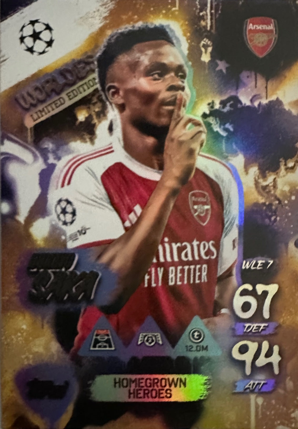 Topps Match Attax 2025/26 UCL Champions League - Scegli Chrome Black Limited