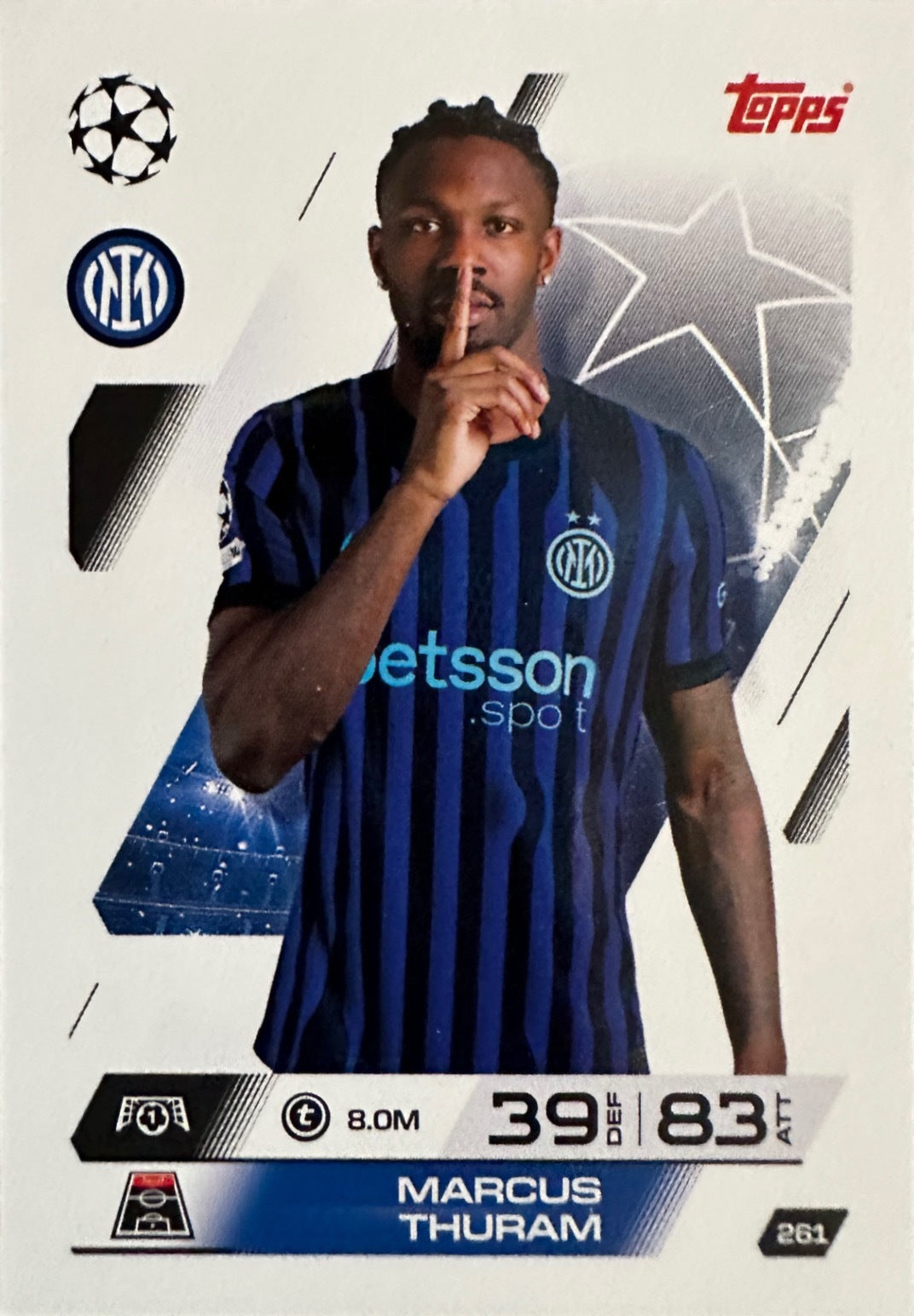 Topps Match Attax 2025/26 UCL Champions League - Scegli Card 251-459 Speciali.