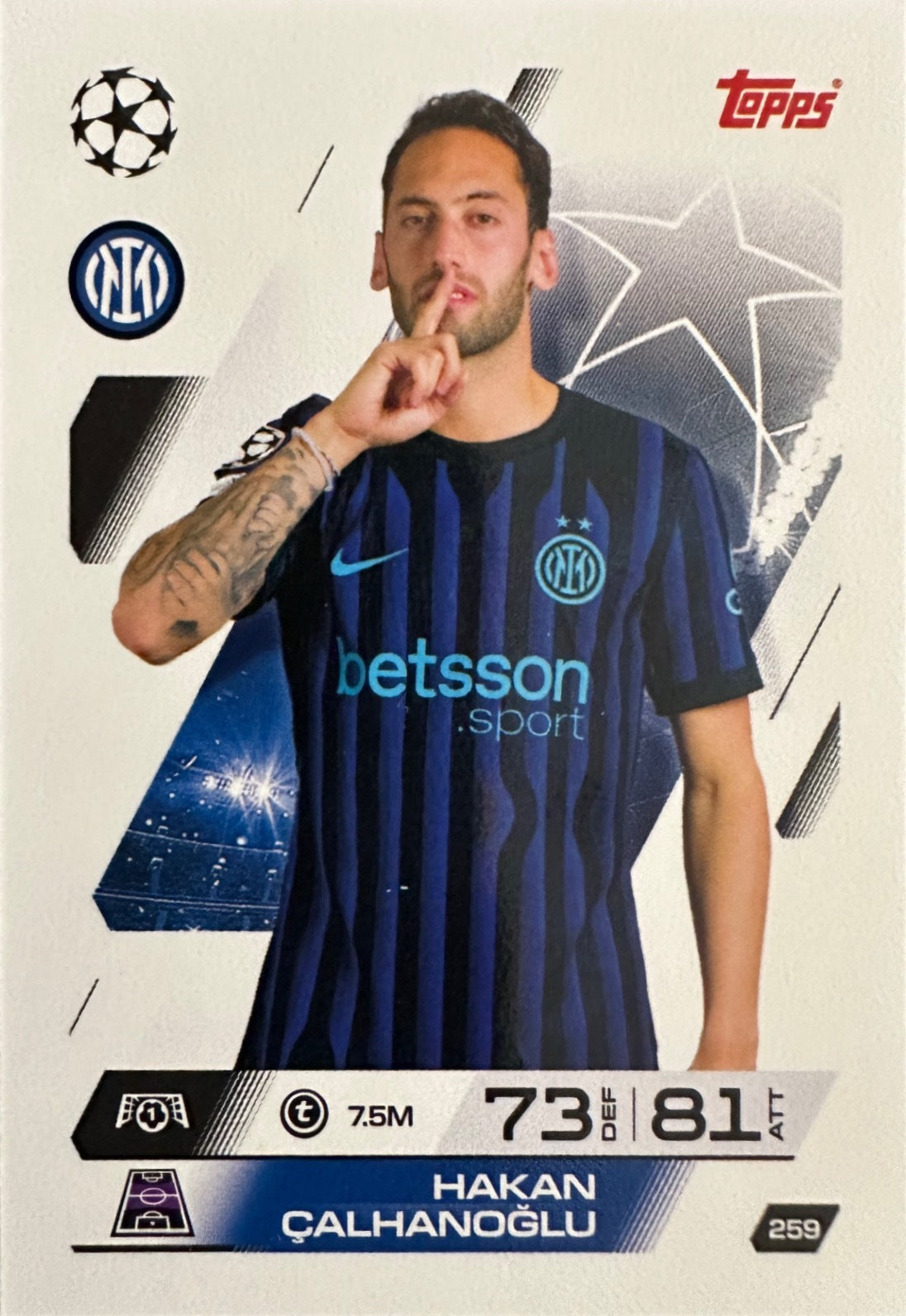 Topps Match Attax 2025/26 UCL Champions League - Scegli Card 251-459 Speciali.