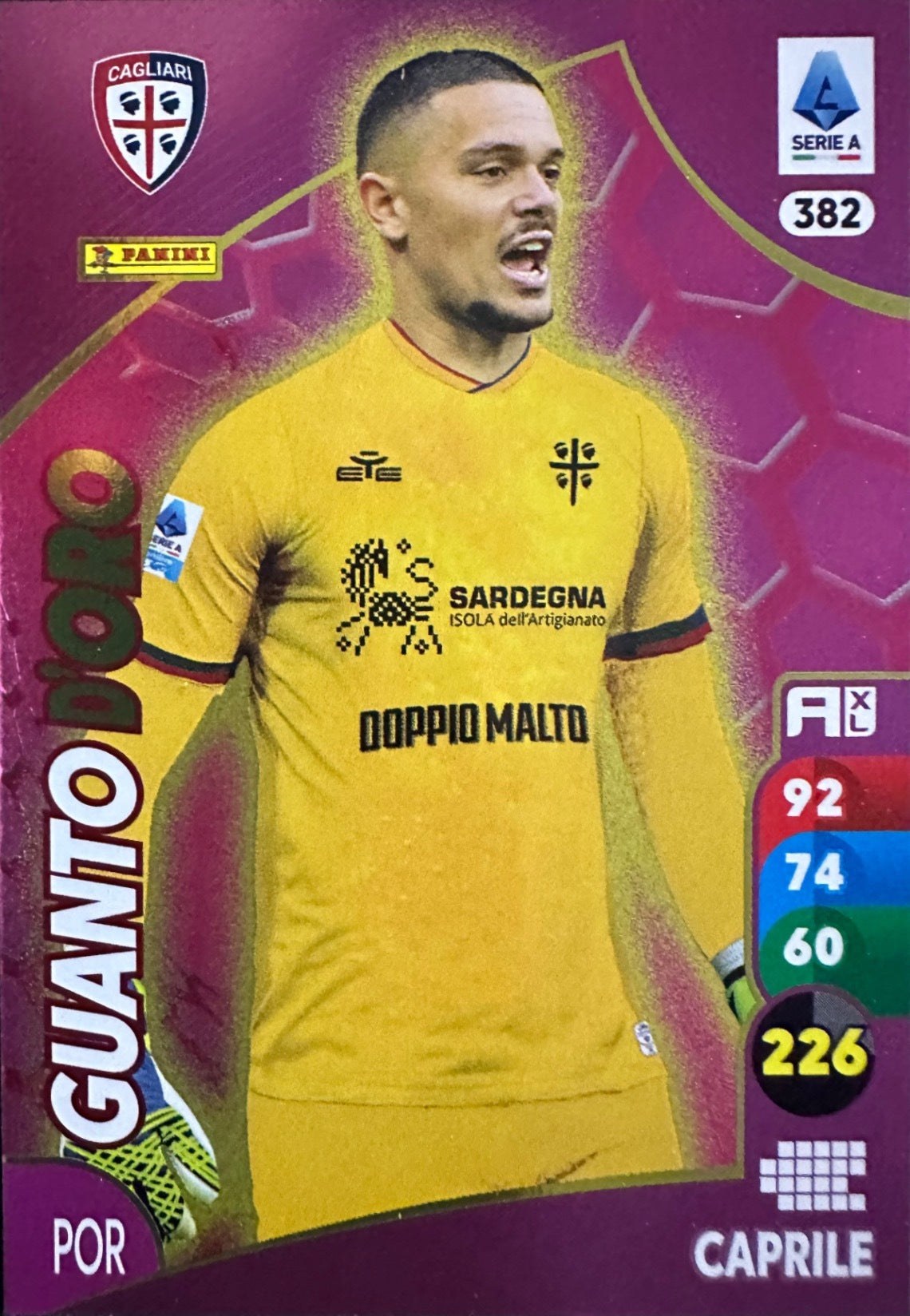 Panini Calciatori Adrenalyn XL 2025-26 card triade/diamante a scelta N. 301-400
