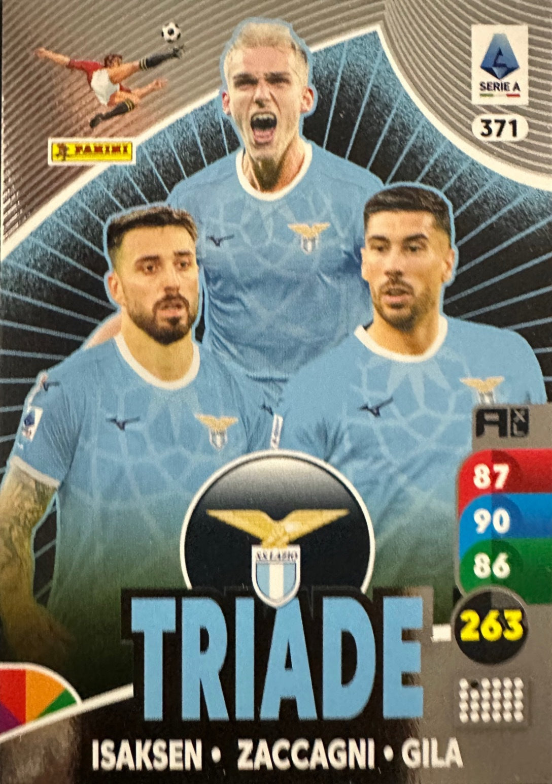 Panini Calciatori Adrenalyn XL 2025-26 card triade/diamante a scelta N. 301-400