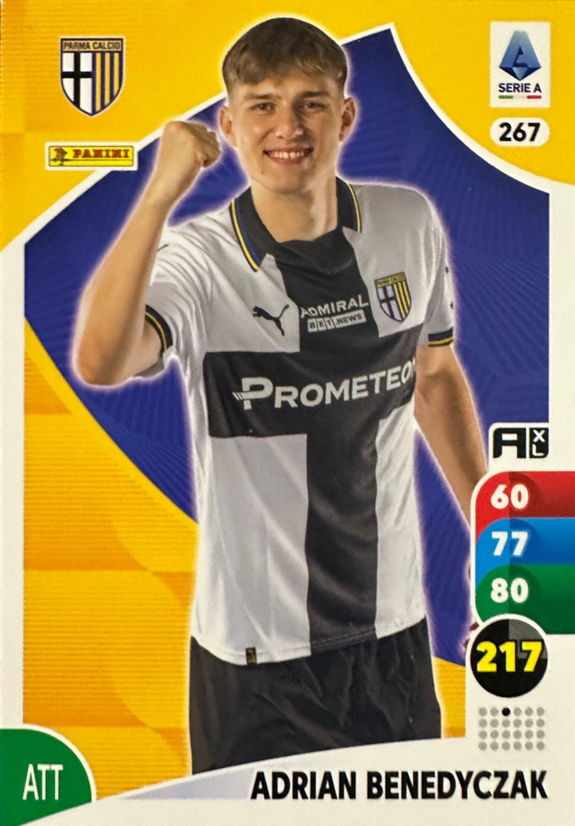 Panini Calciatori Adrenalyn XL 2025-26 card base logo a scelta N. 201-300
