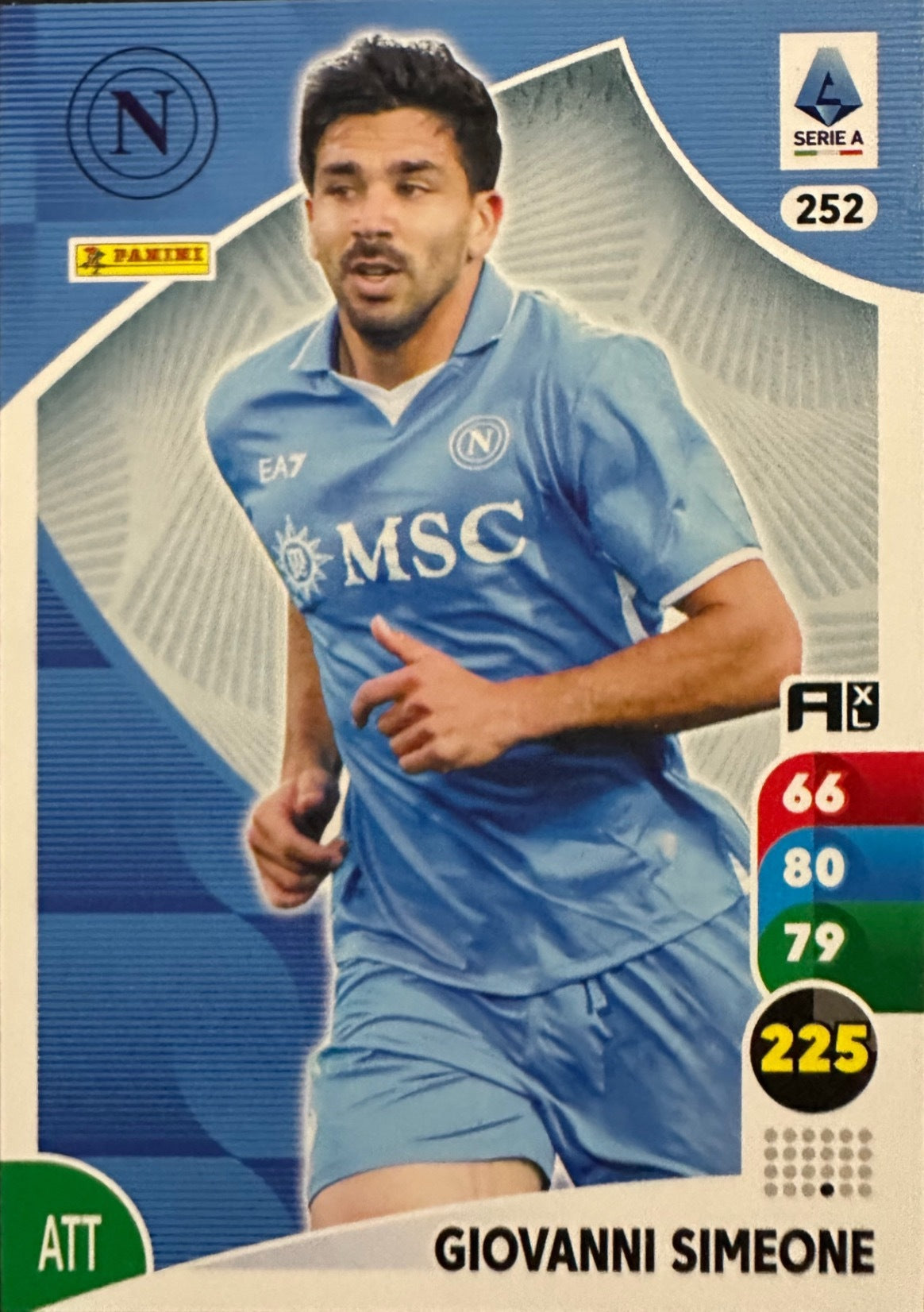 Panini Calciatori Adrenalyn XL 2025-26 card base logo a scelta N. 201-300