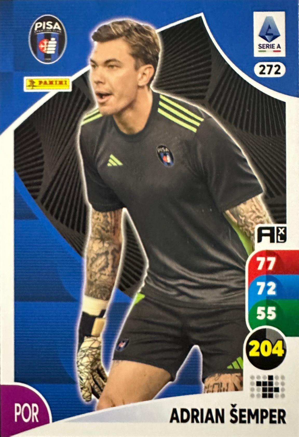 Panini Calciatori Adrenalyn XL 2025-26 card base logo a scelta N. 201-300