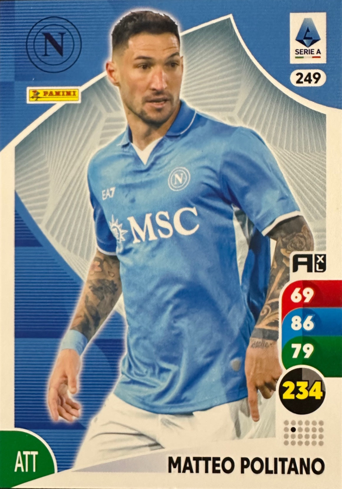 Panini Calciatori Adrenalyn XL 2025-26 card base logo a scelta N. 201-300