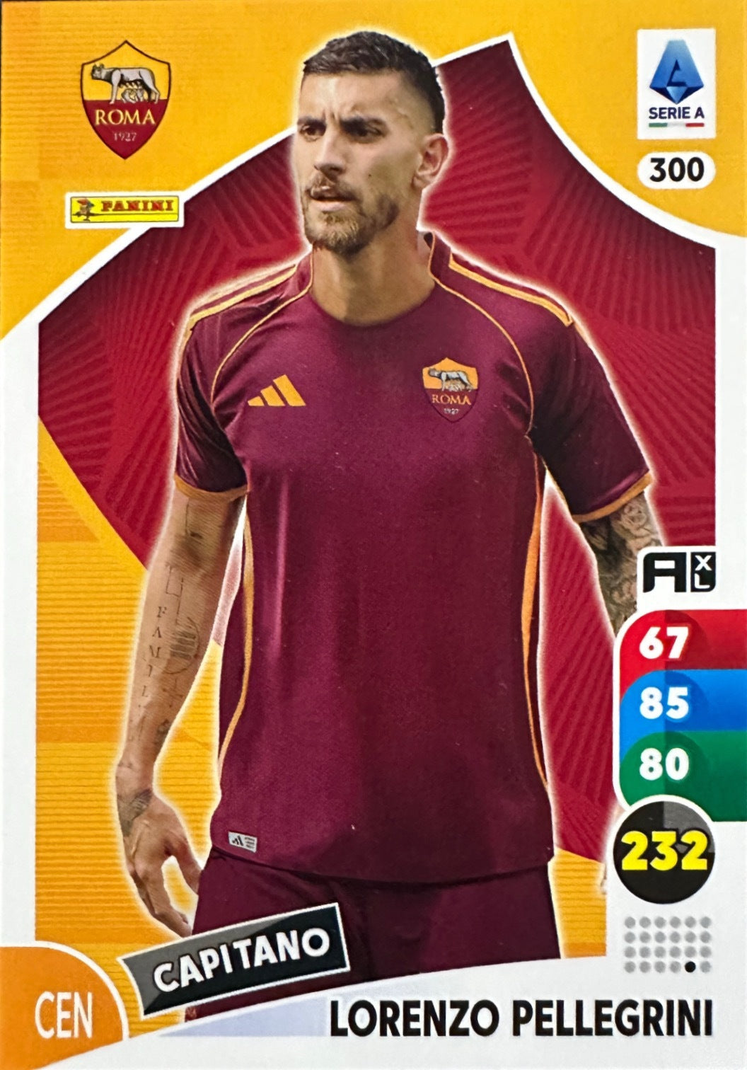 Panini Calciatori Adrenalyn XL 2025-26 card base logo a scelta N. 201-300