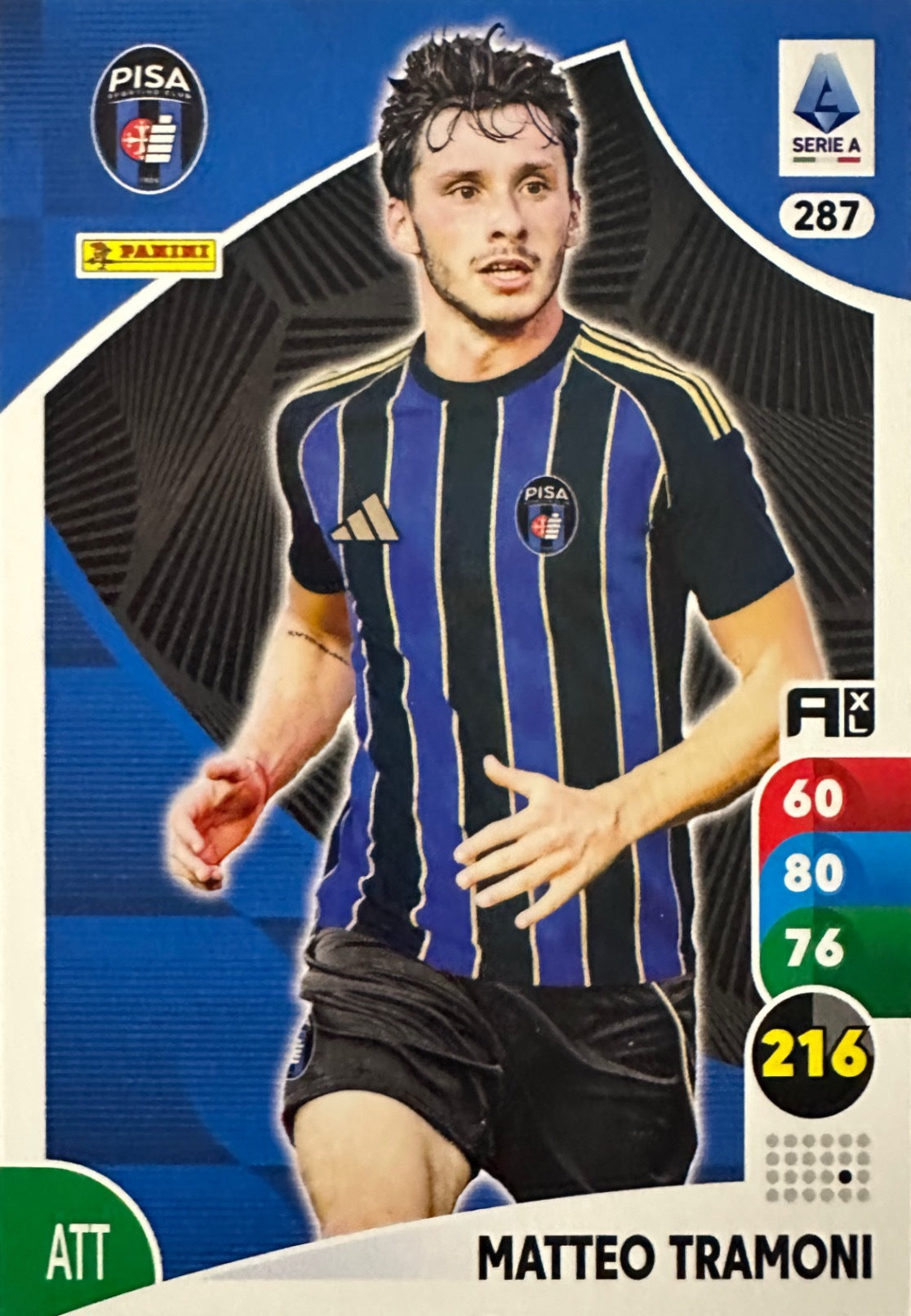 Panini Calciatori Adrenalyn XL 2025-26 card base logo a scelta N. 201-300